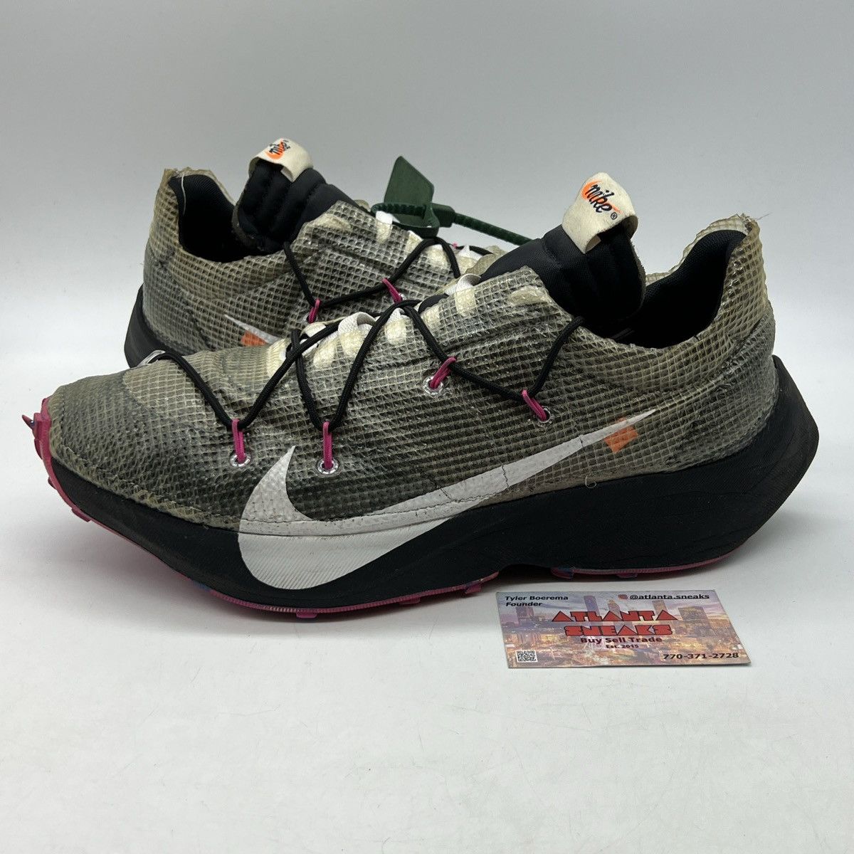 Off white Wmns vapor street laser fuchsia