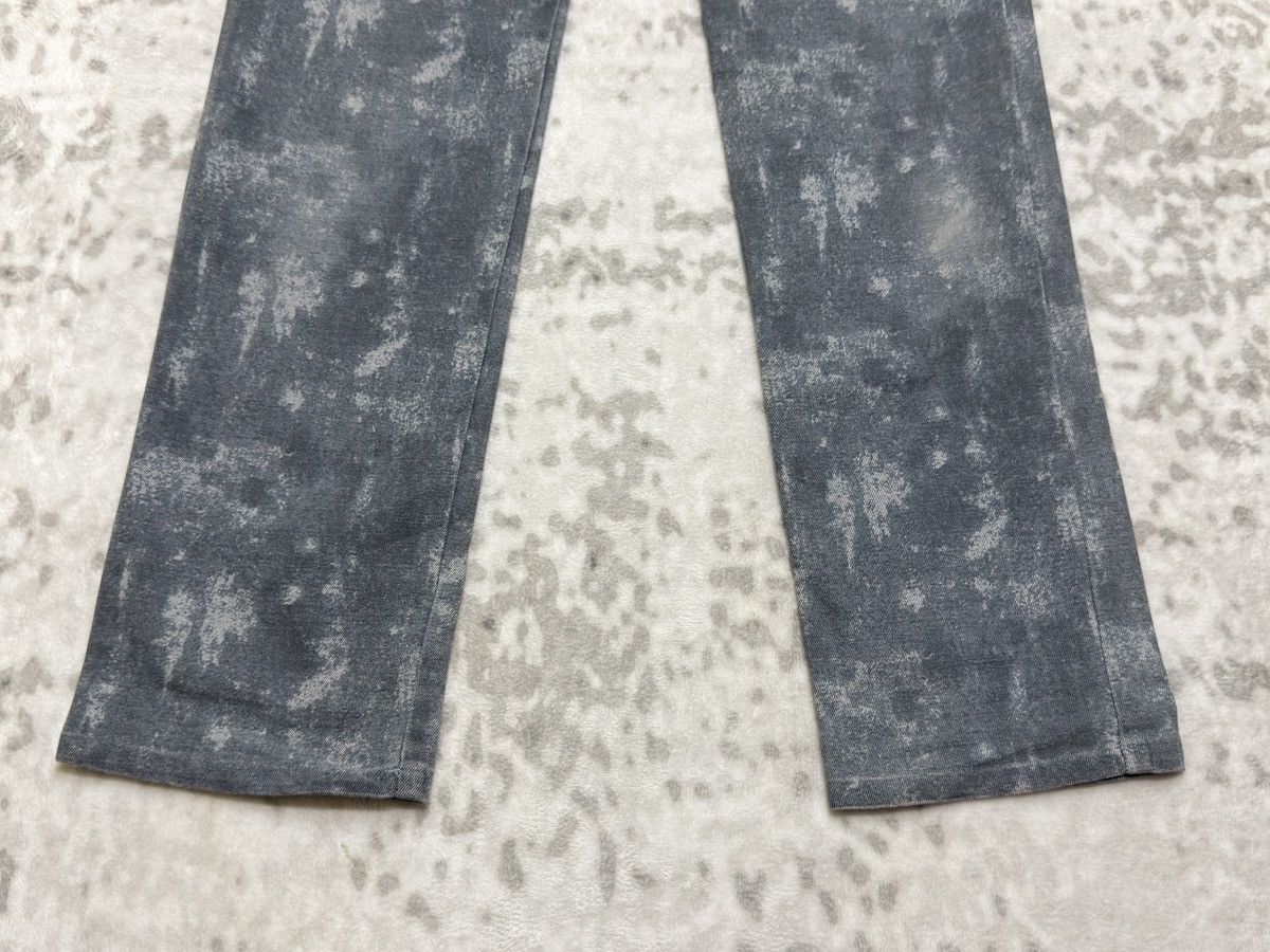 In The Attic Vintage In The Attic Acid Wash Mottled Straight Leg Jeans Size US 30 / EU 46 - 7 Thumbnail
