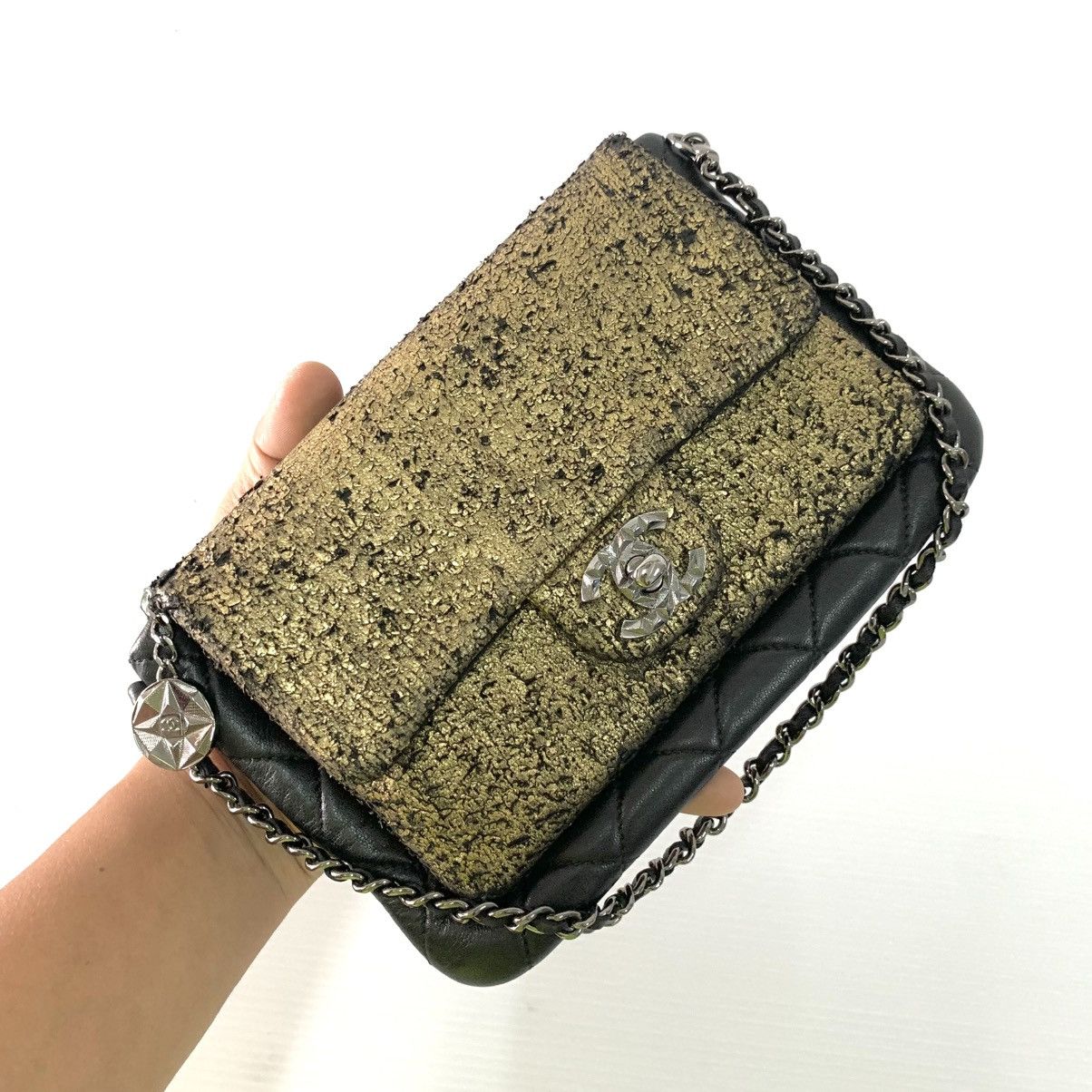 Chanel Chanel Leather Flap Chain Dinner Pre-Owned Bag Size ONE SIZE - 5 Thumbnail