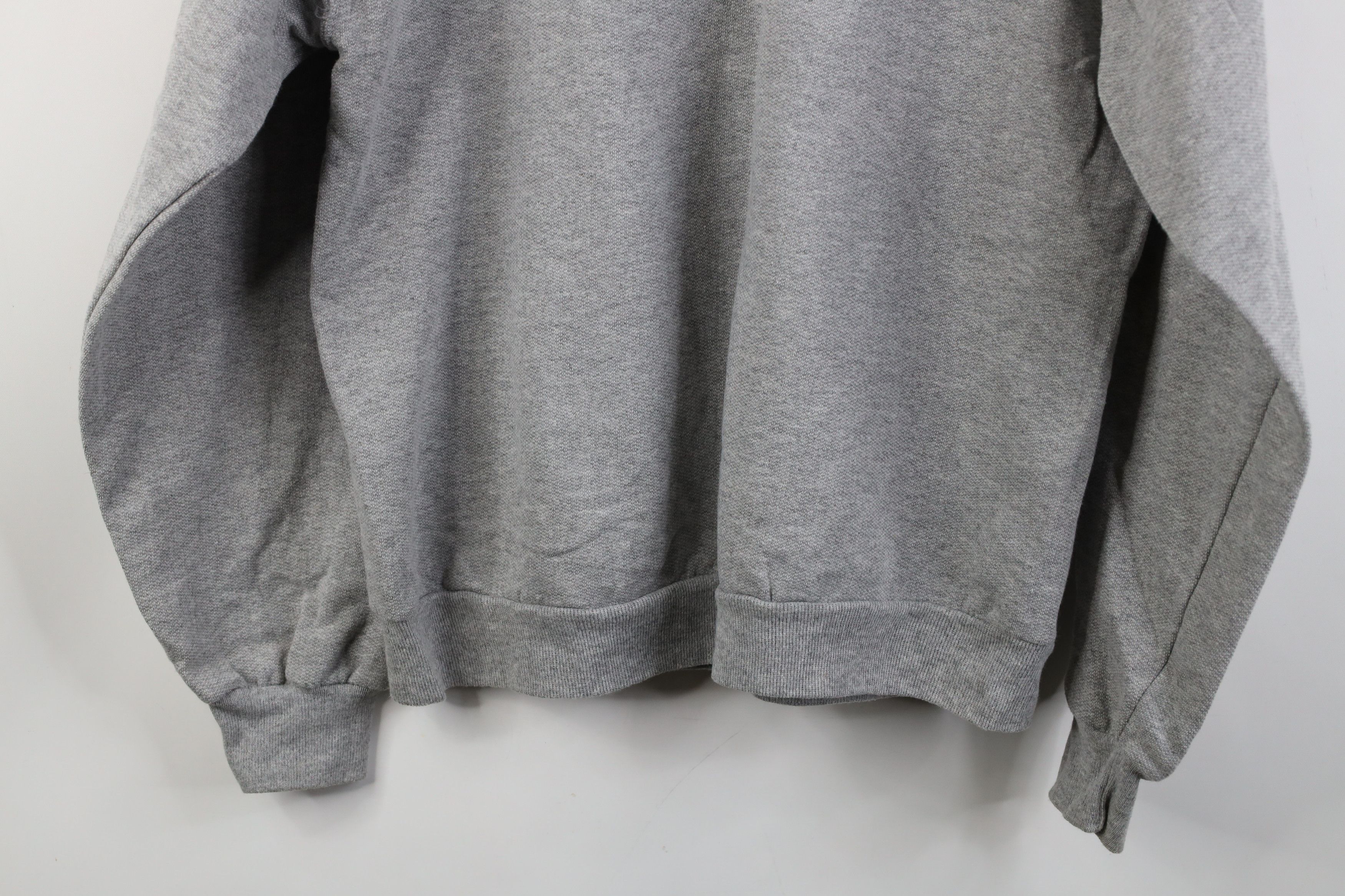 Vintage Vintage 90s Y2K Streetwear Blank Crewneck Sweatshirt Gray Size US M / EU 48-50 / 2 - 12 Thumbnail