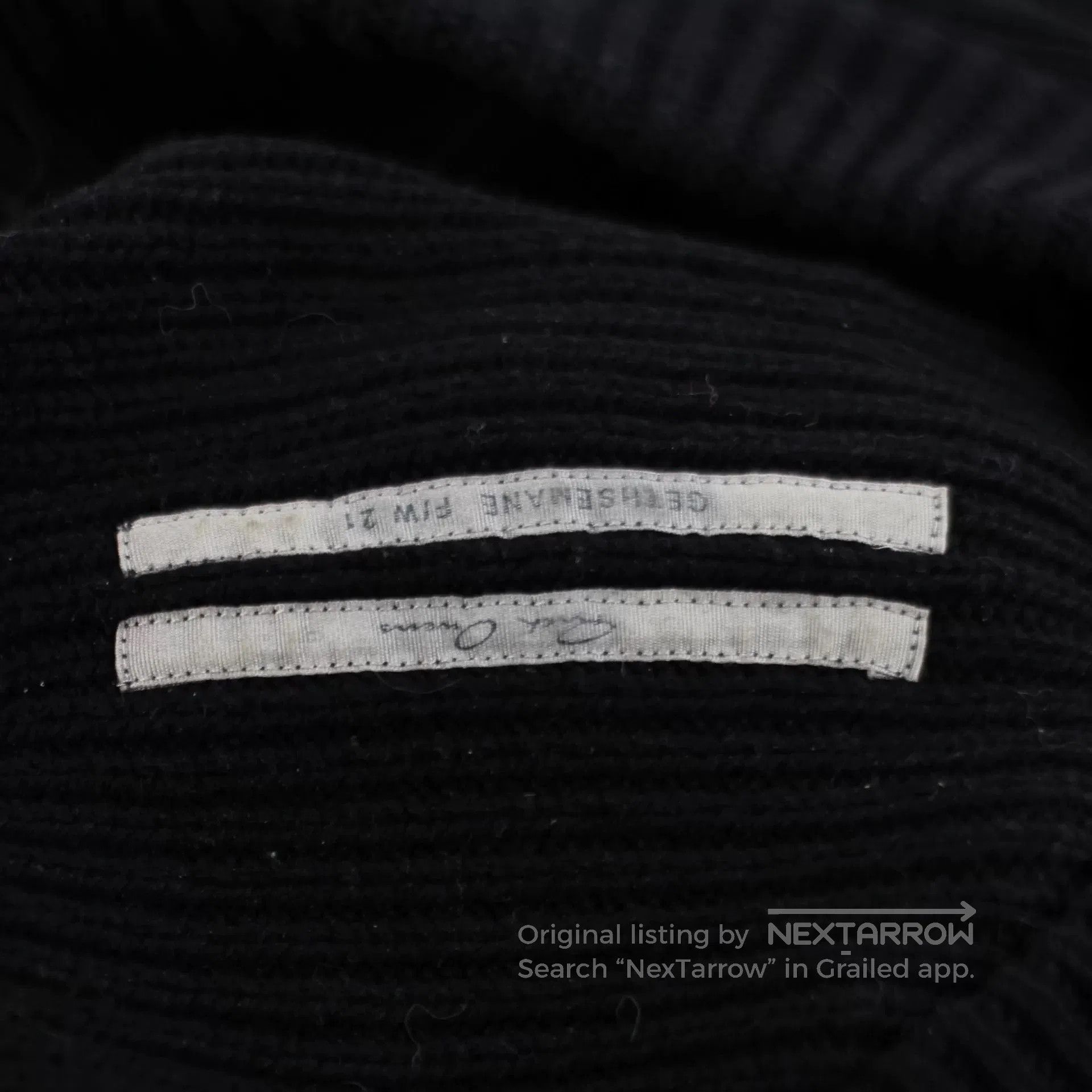 Rick Owens Rick Owens Wool Base Layer Top. Size US S / EU 44-46 / 1 - 4 Thumbnail