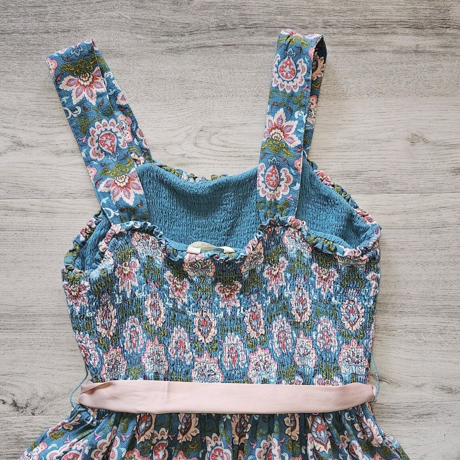 Designer Matilda Jane Hummingbird Sun Dress Womens S Smocked Enchante Size S / US 4 / IT 40 - 8 Thumbnail