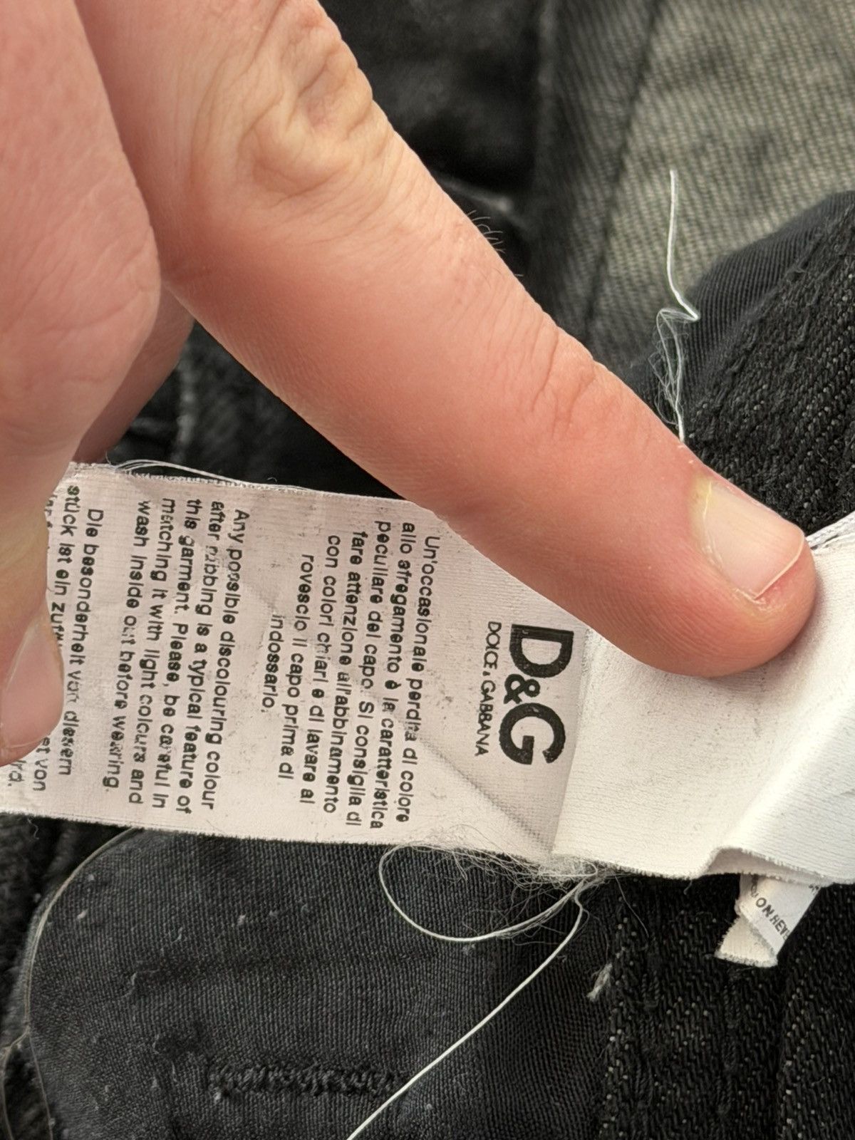 Dolce & Gabbana Dolce & Gabbana Vintage Denim Trousers Jeans Size US 31 - 22 Thumbnail