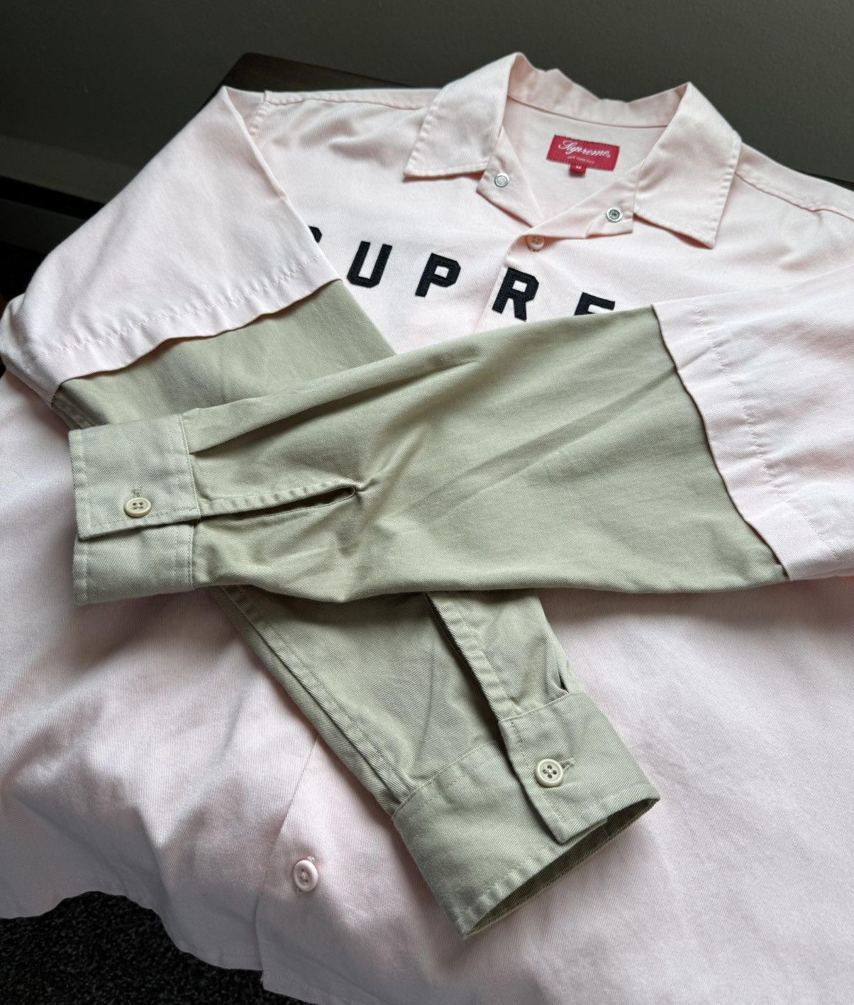 Supreme Supreme 2-Tone Work Shirt Size US M / EU 48-50 / 2 - 6 Thumbnail