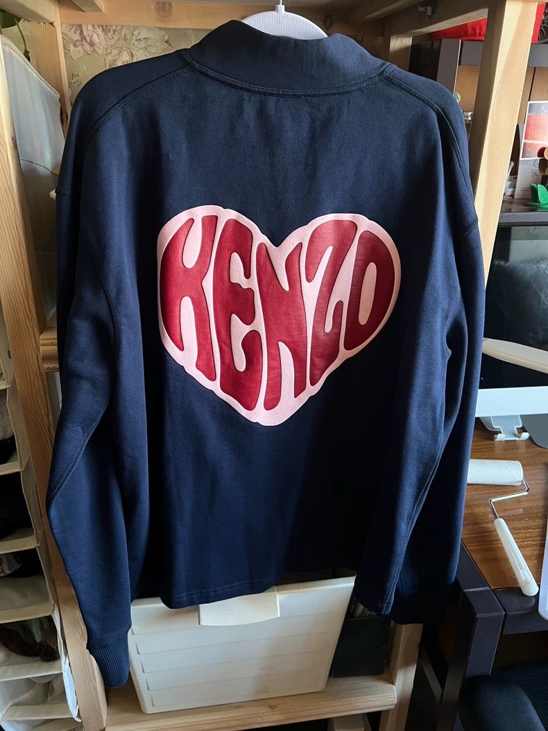 Kenzo KENZO Cotton sweater with piping Size US L / EU 52-54 / 3 - 5 Thumbnail