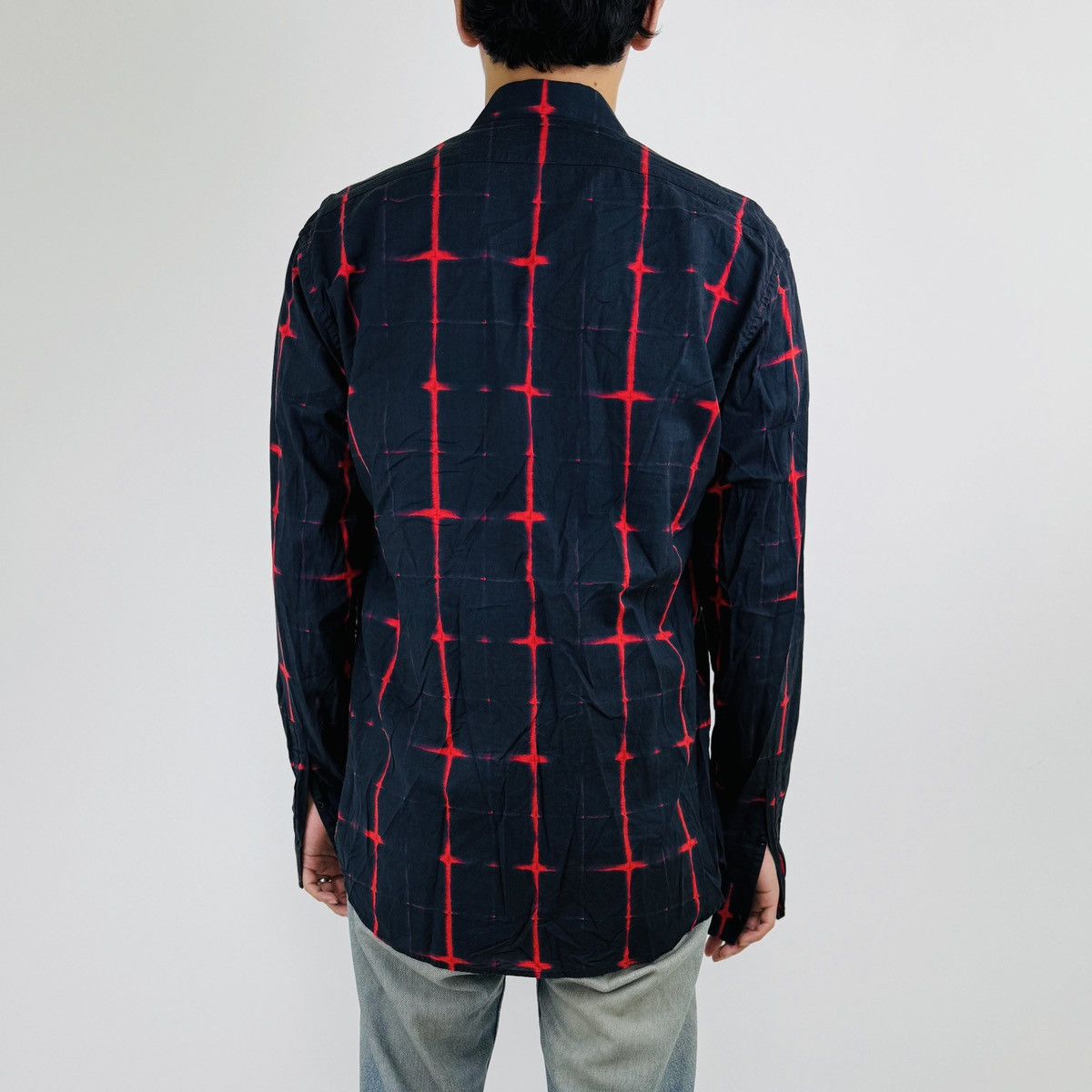 Saint Laurent Paris Saint Laurent FW14 Vamp Red and Black Flannel Size US S / EU 44-46 / 1 - 3 Thumbnail