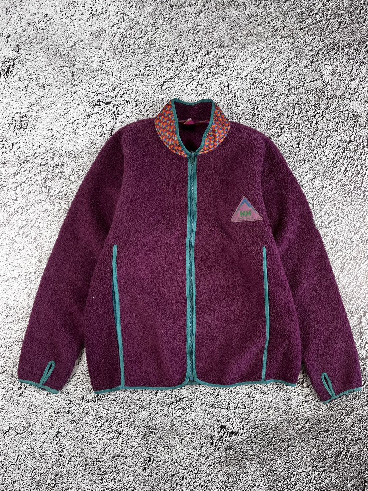 Vintage Y2K Helly Hansen fleece jacket outdoor gorpckore M