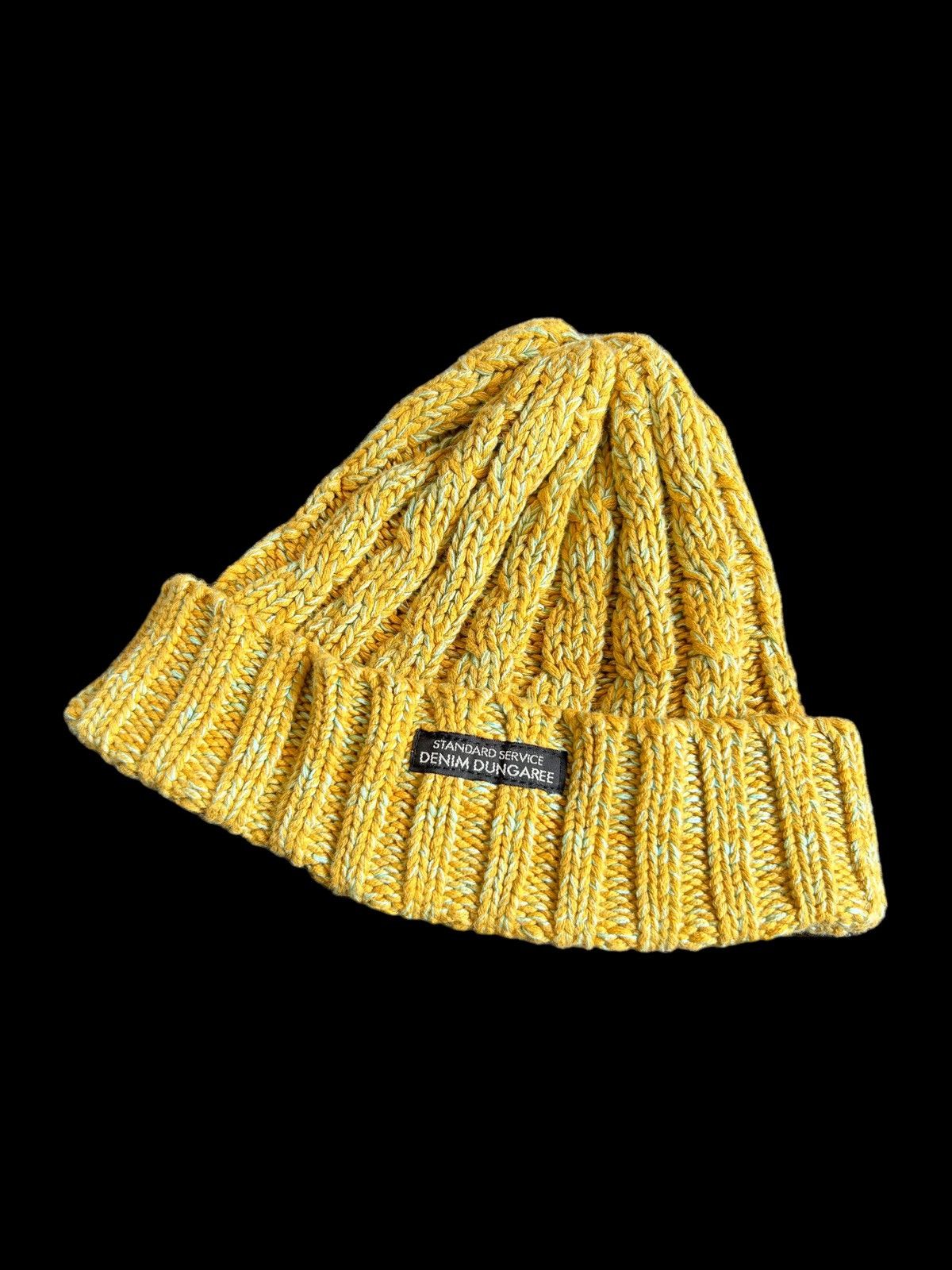 Japanese Brand × Kapital × Vintage DENIM DUNGAREE VINTAGE KNIITT BEANIE HATS MADE IN JAPAN Size ONE SIZE - 1 Thumbnail