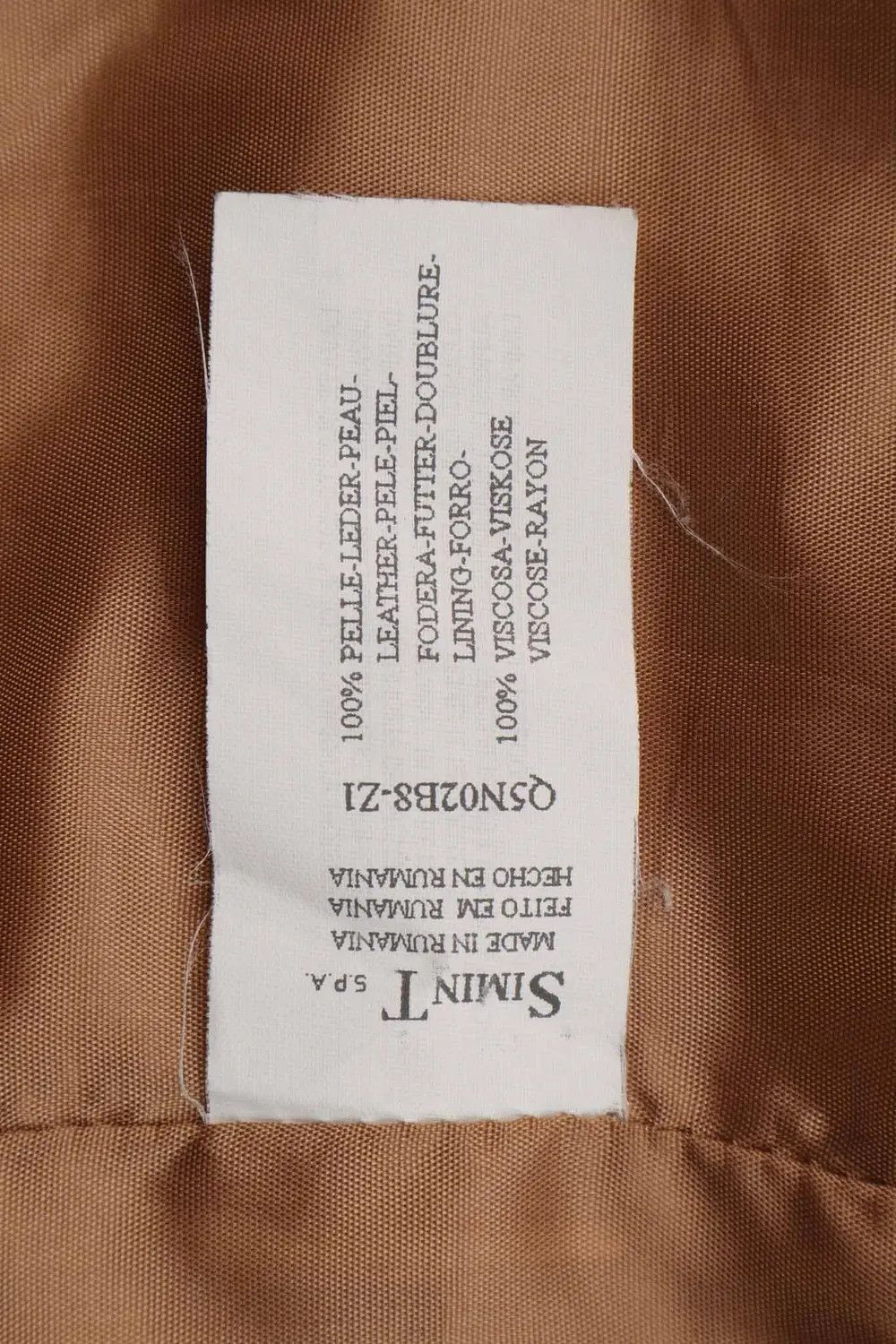 Armani Women's Armani Jeans Brown Leather Blazer Jacket Size S Size S / US 4 / IT 40 - 7 Thumbnail