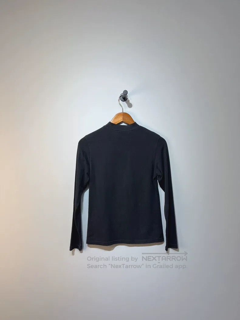 Balenciaga Balenciaga Black Crew Neck Long Sleeve T-Shirt Size US L / EU 52-54 / 3 - 2 Thumbnail