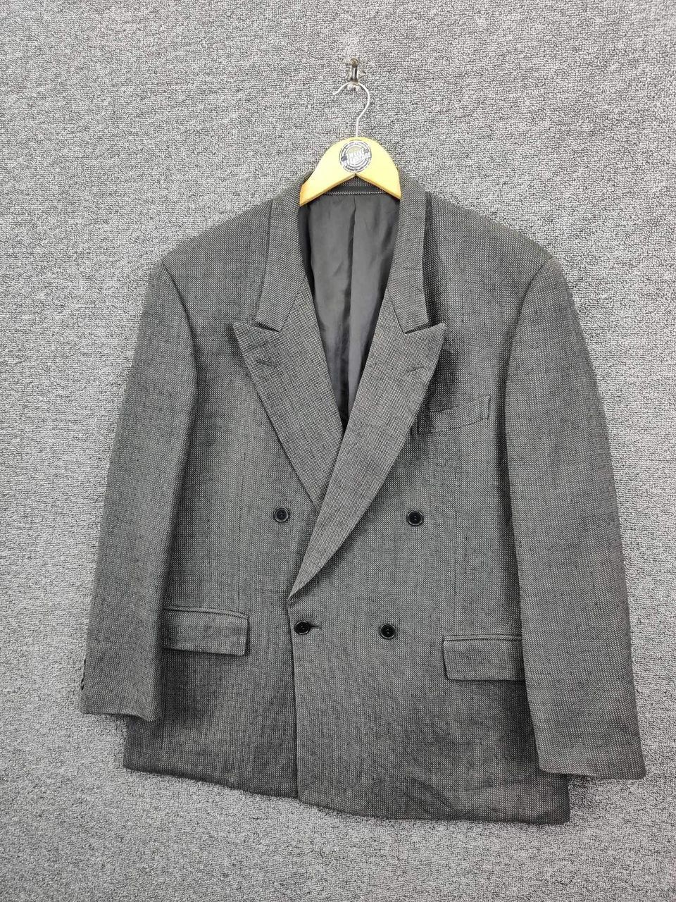 Yves Saint Laurent Yves Saint Laurent Pour Homme Double Breasted Wool Blazer Size US L / EU 52-54 / 3 - 2 Thumbnail