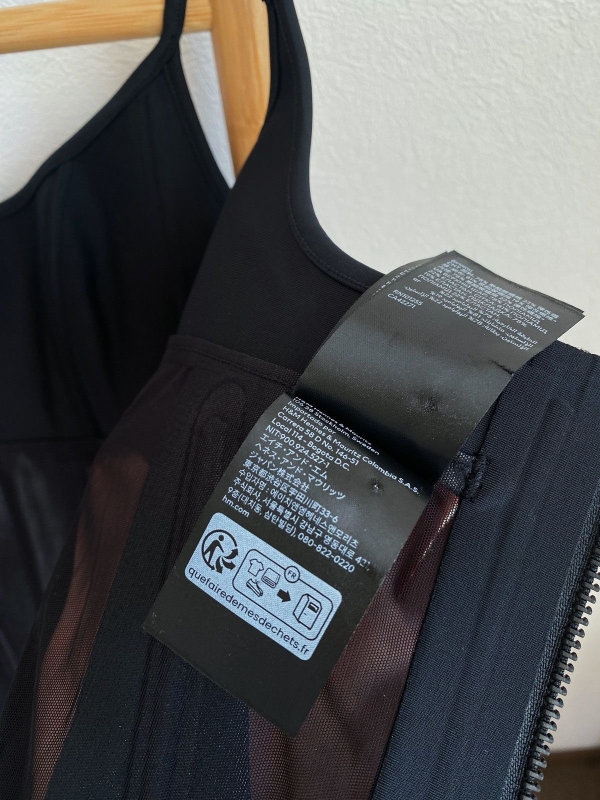H&M × Mugler × Thierry Mugler Mugler x H&M Mesh-Paneled Corset Top Black Size L Size L / US 10 / IT 46 - 15 Thumbnail