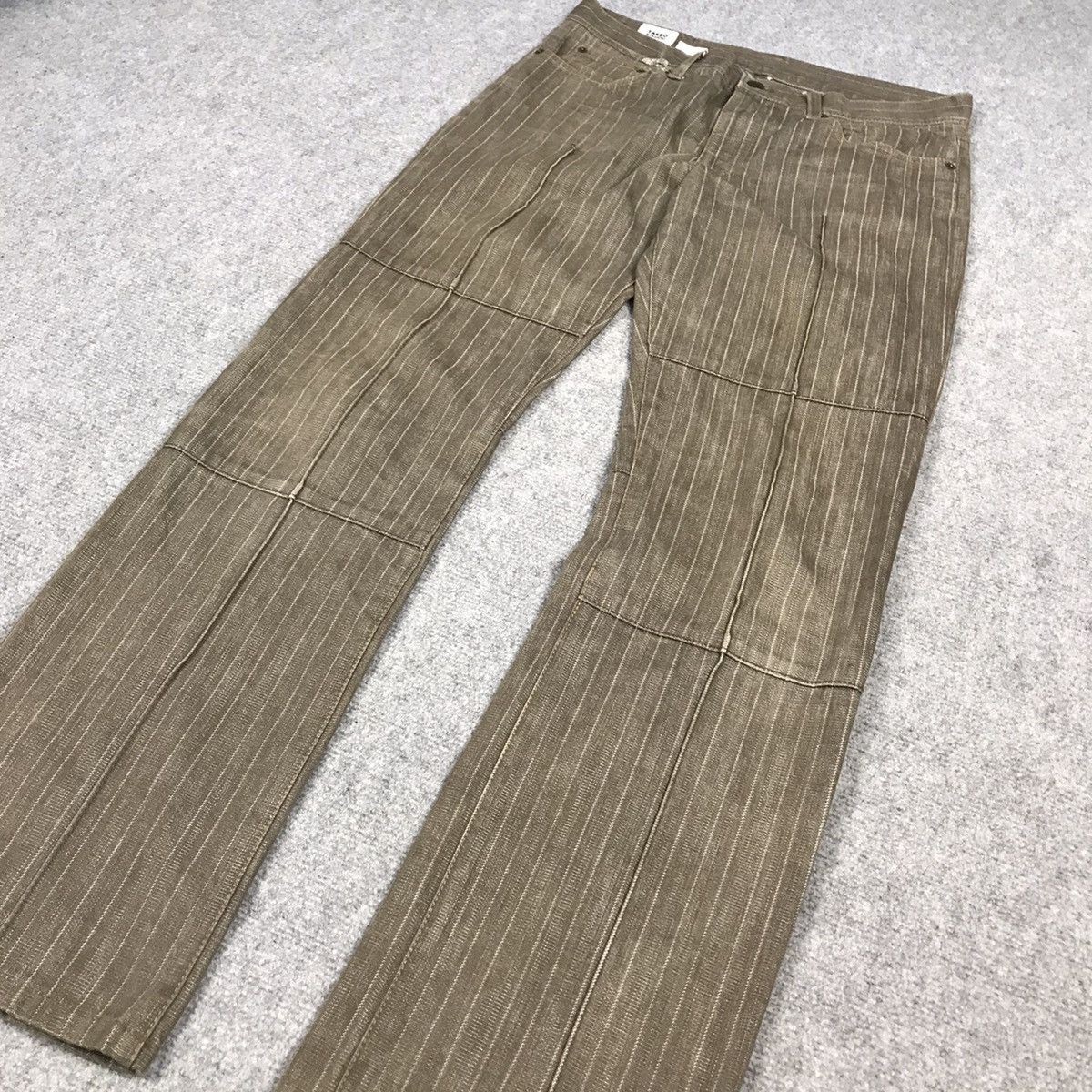 Japanese Brand × Takeo Kikuchi × Tornado Mart TAKEO KIKUCHI PATCHWORK BROWN PANTS JAPAN Size US 30 / EU 46 - 5 Thumbnail