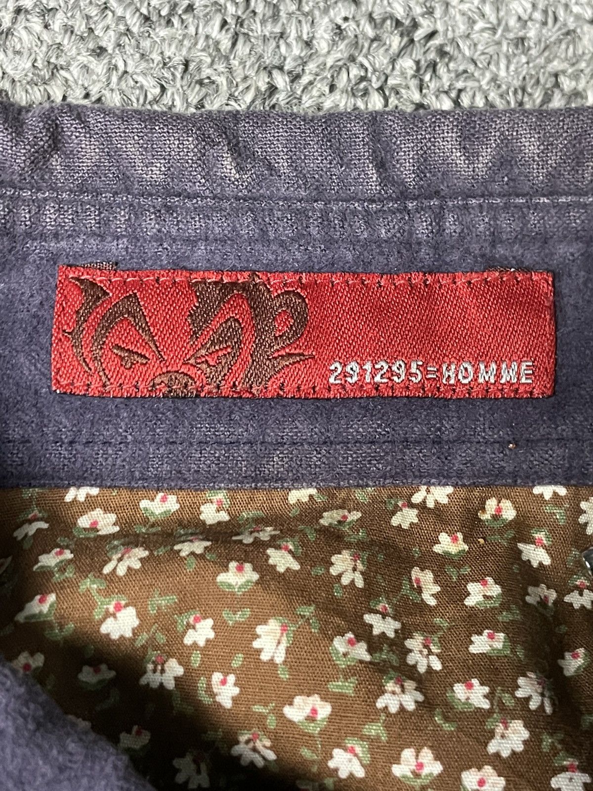 Japanese Brand × Vintage Japanese Brand Homme Button Up Shirt (50) Size US XXS / EU 40 - 8 Thumbnail