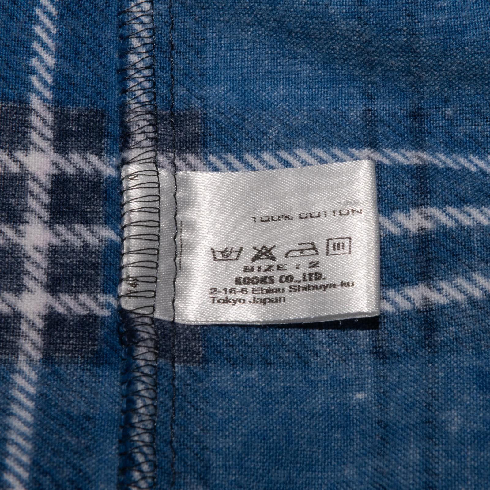 Number (N)ine Number Nine SS 2006 Blue Plaid Flannel Size US M / EU 48-50 / 2 - 5 Thumbnail