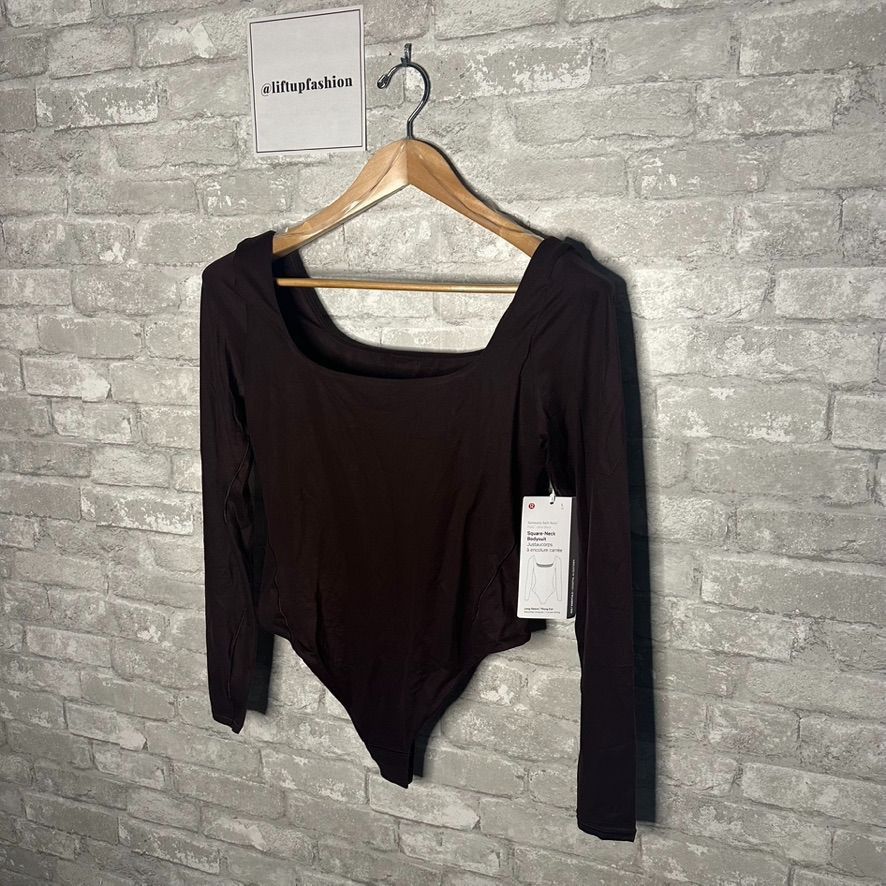 Lululemon Lululemon Nulu Square Neck Long Sleeve Bodysuit Thong Cut Size L / US 10 / IT 46 - 3 Thumbnail