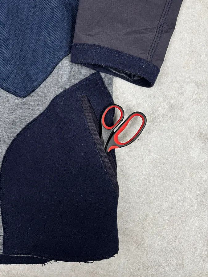 Marithe + Francois Girbaud AW2007 Marithé + François Girbaud Navy Technical Padded Bomber Jacket Size US M / EU 48-50 / 2 - 10 Thumbnail