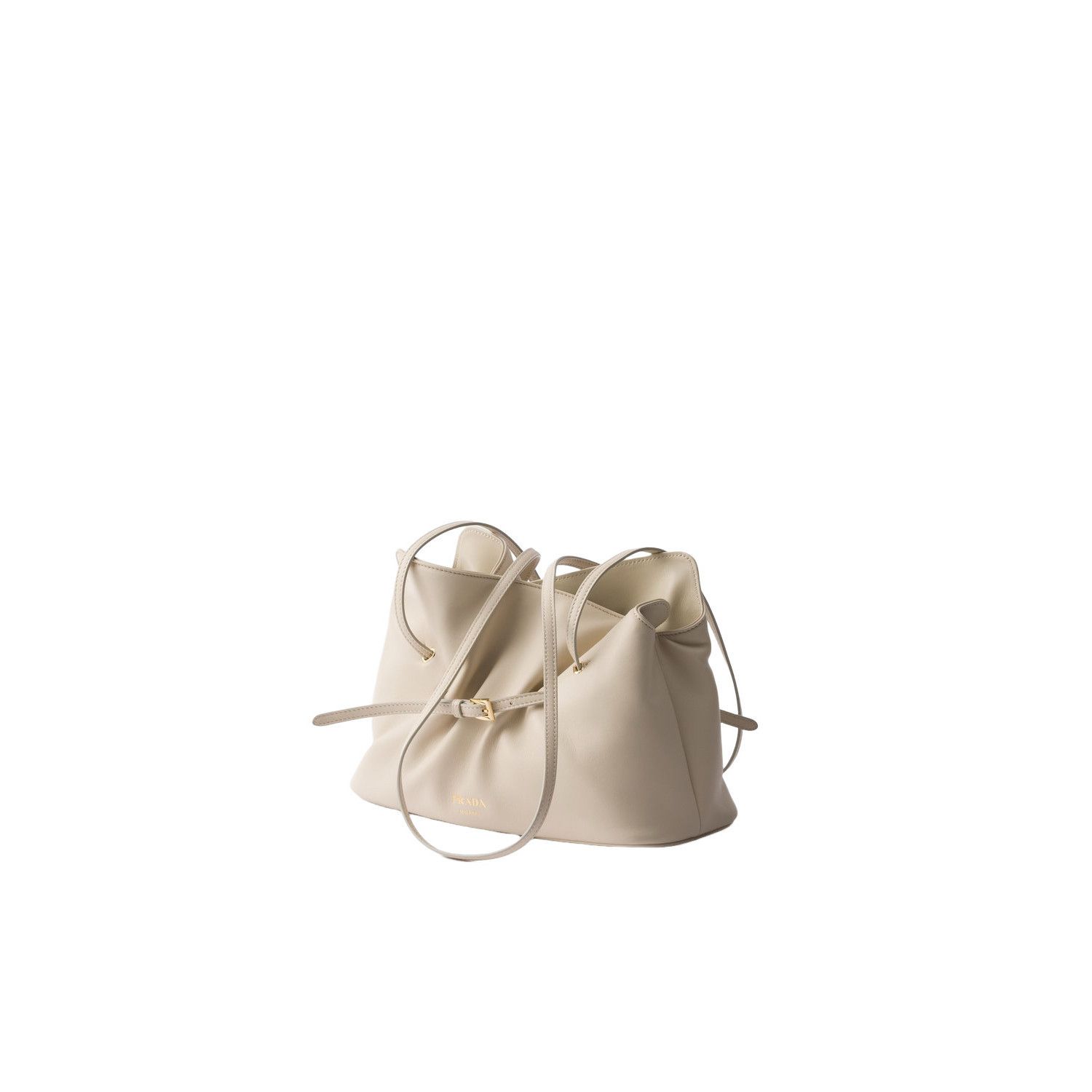 Prada PRADA Dada Small $3350 Ivory Leather Shoulder Bag New & Auth Size ONE SIZE - 2 Thumbnail