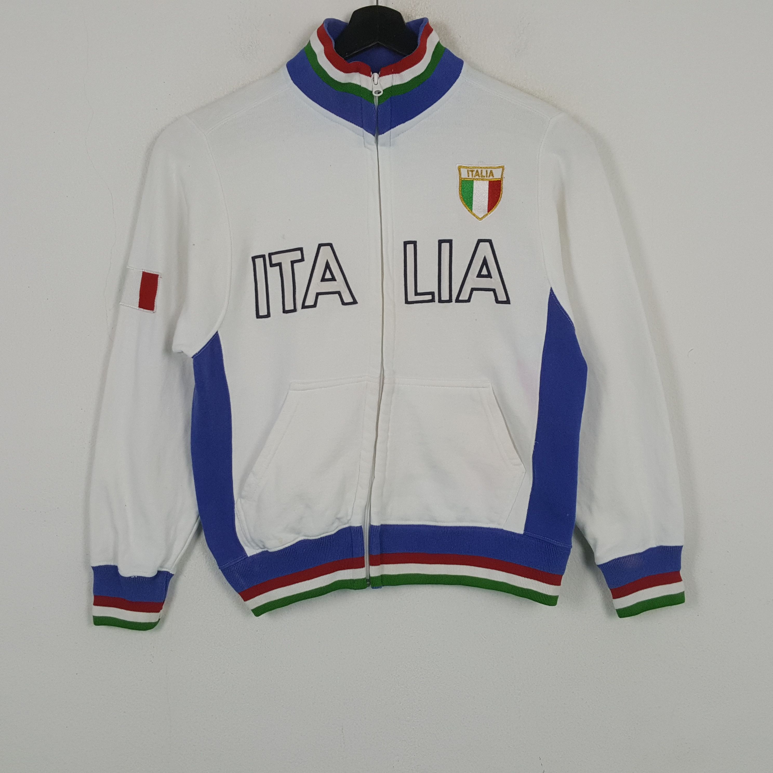 Vintage ITALIA Sportswear Style Sweater Jacket C295N26 Size US XS / EU 42 / 0 - 1 Thumbnail