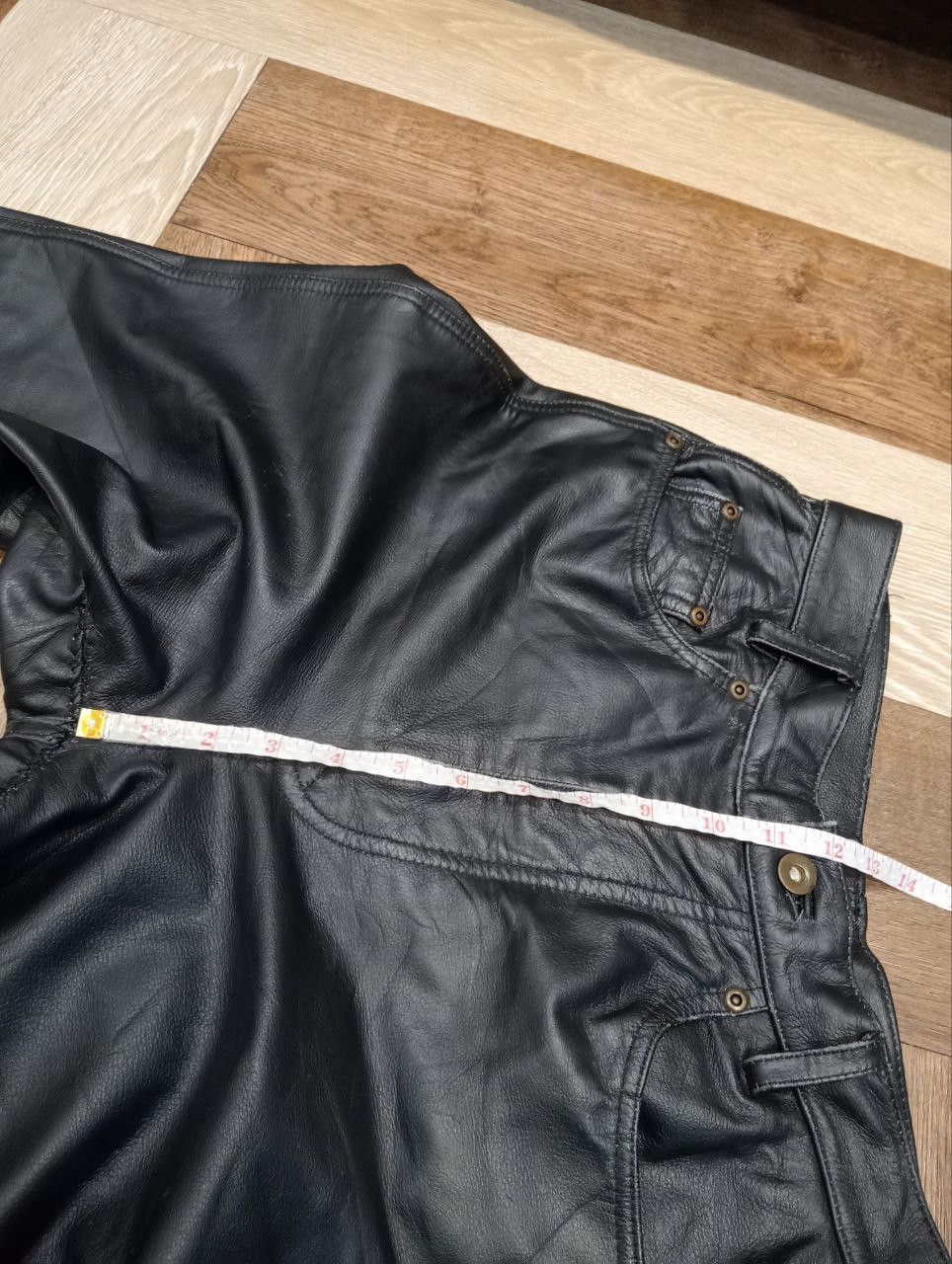 Leather JAPANESE BLACK LEATHER PANTS Size US 29 - 17 Thumbnail