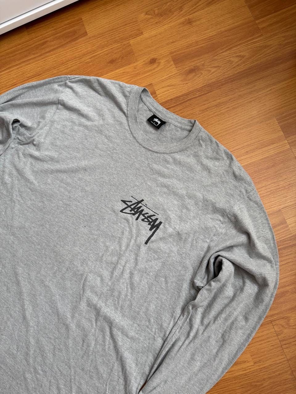 Stussy Stussy Long Sleeve Big Logo Y2K Drill Size Lk Size US L / EU 52-54 / 3 - 4 Thumbnail