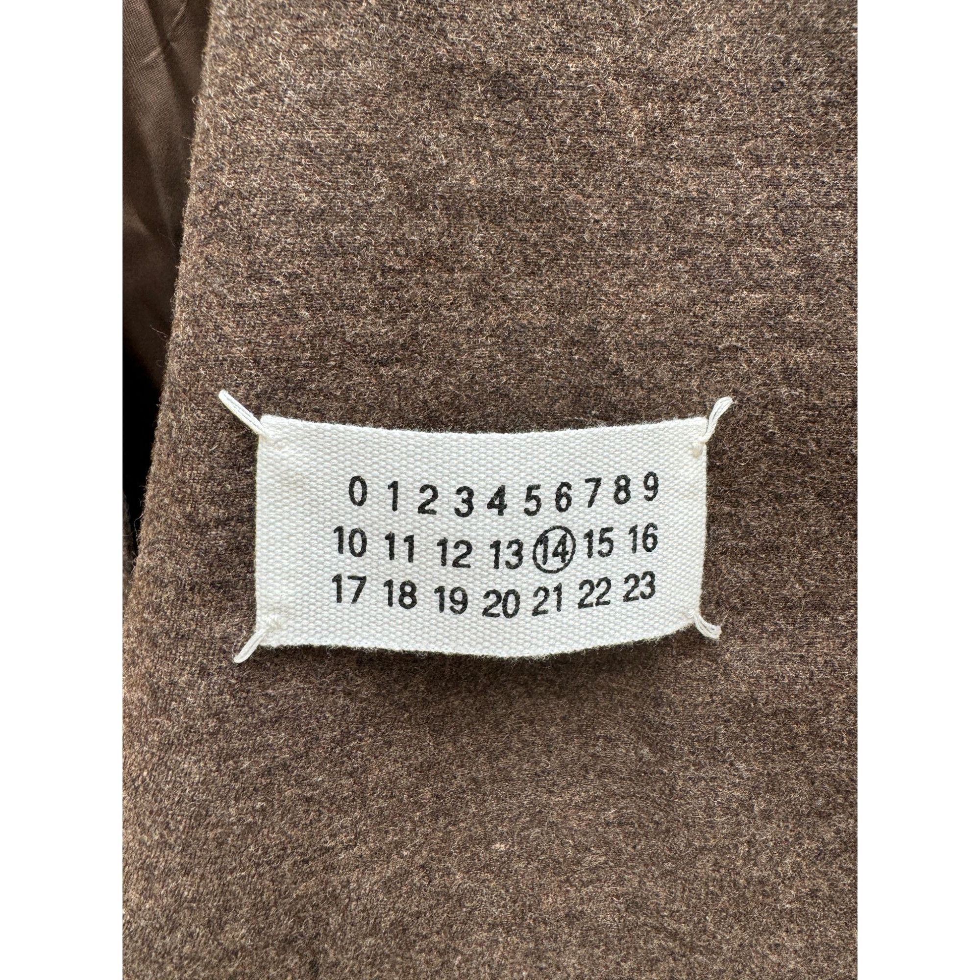 Maison Margiela Brown Wool Vest Size US M / EU 48-50 / 2 - 4 Thumbnail