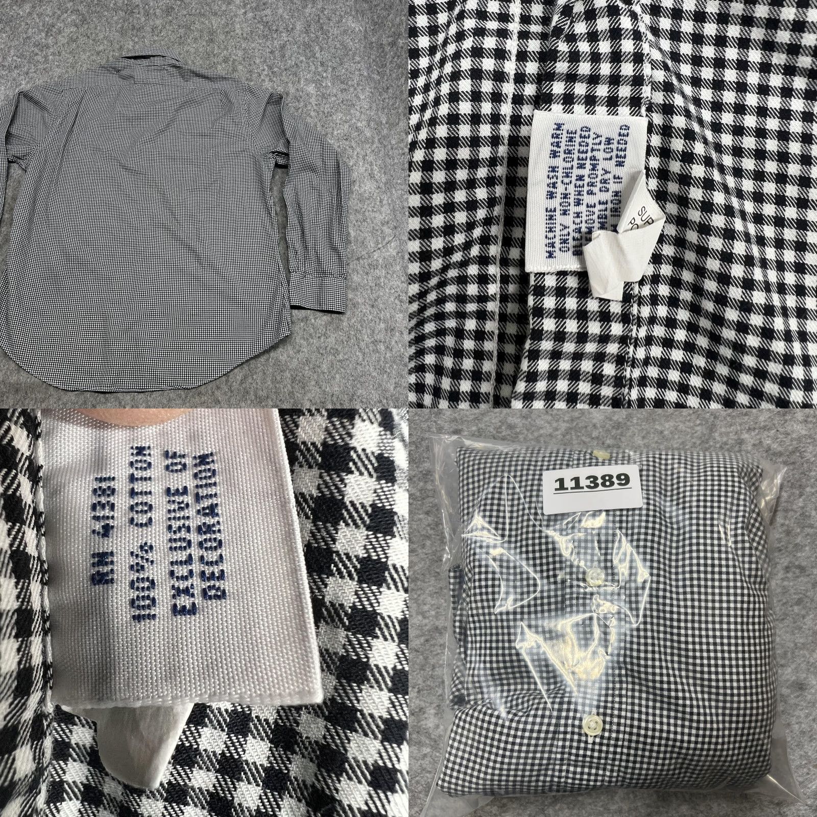 Polo Ralph Lauren Polo Ralph Lauren Shirt Mens XL Black White Check Long Sleeve Button Preppy Pony Size US XL / EU 56 / 4 - 10 Thumbnail