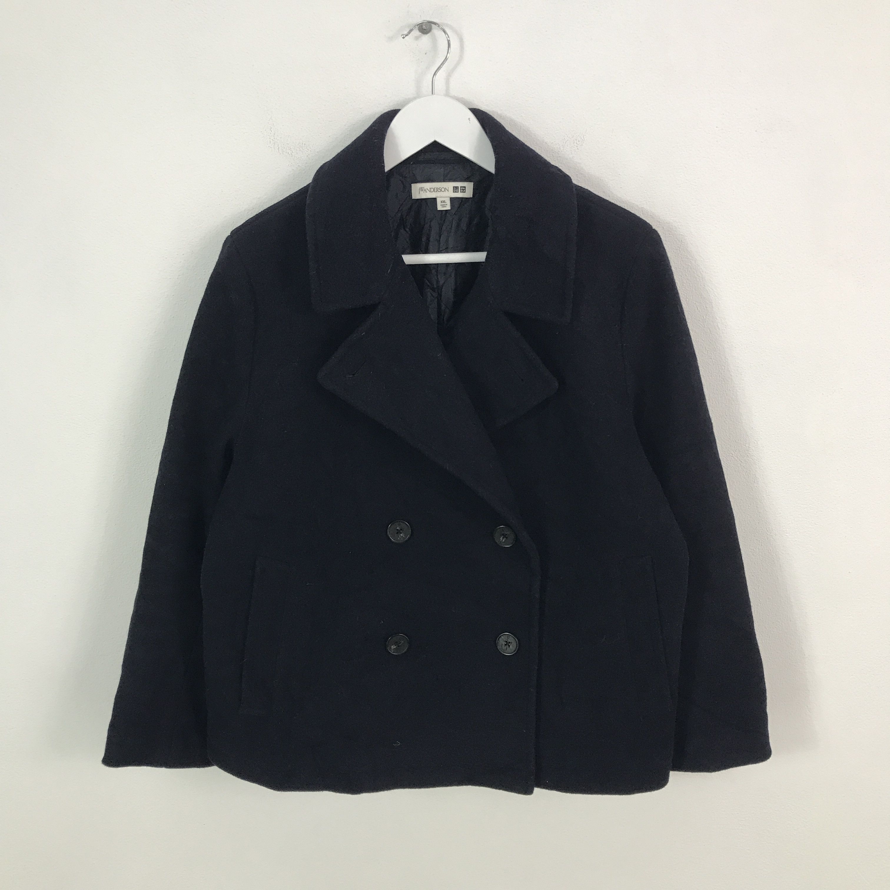 JW Anderson × Japanese Brand × Uniqlo RARE🔥J.W.Anderson Double breasted Wool jacket Size US XL / EU 56 / 4 - 1 Thumbnail