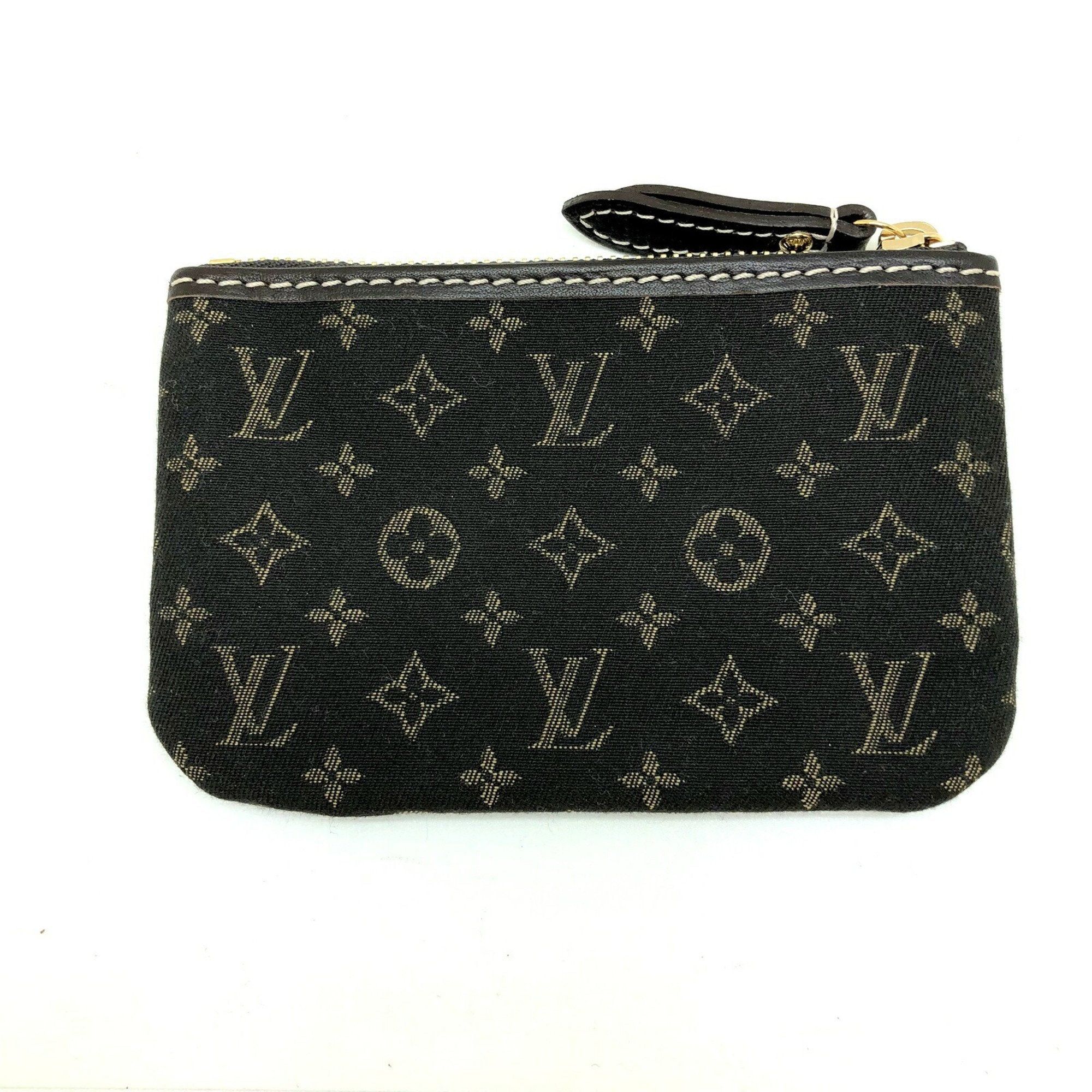 image of Louis Vuitton Pochette Cle Monogram Run M95230 Brown Canvas Leather It8Pc9Un5Nmb, Women's