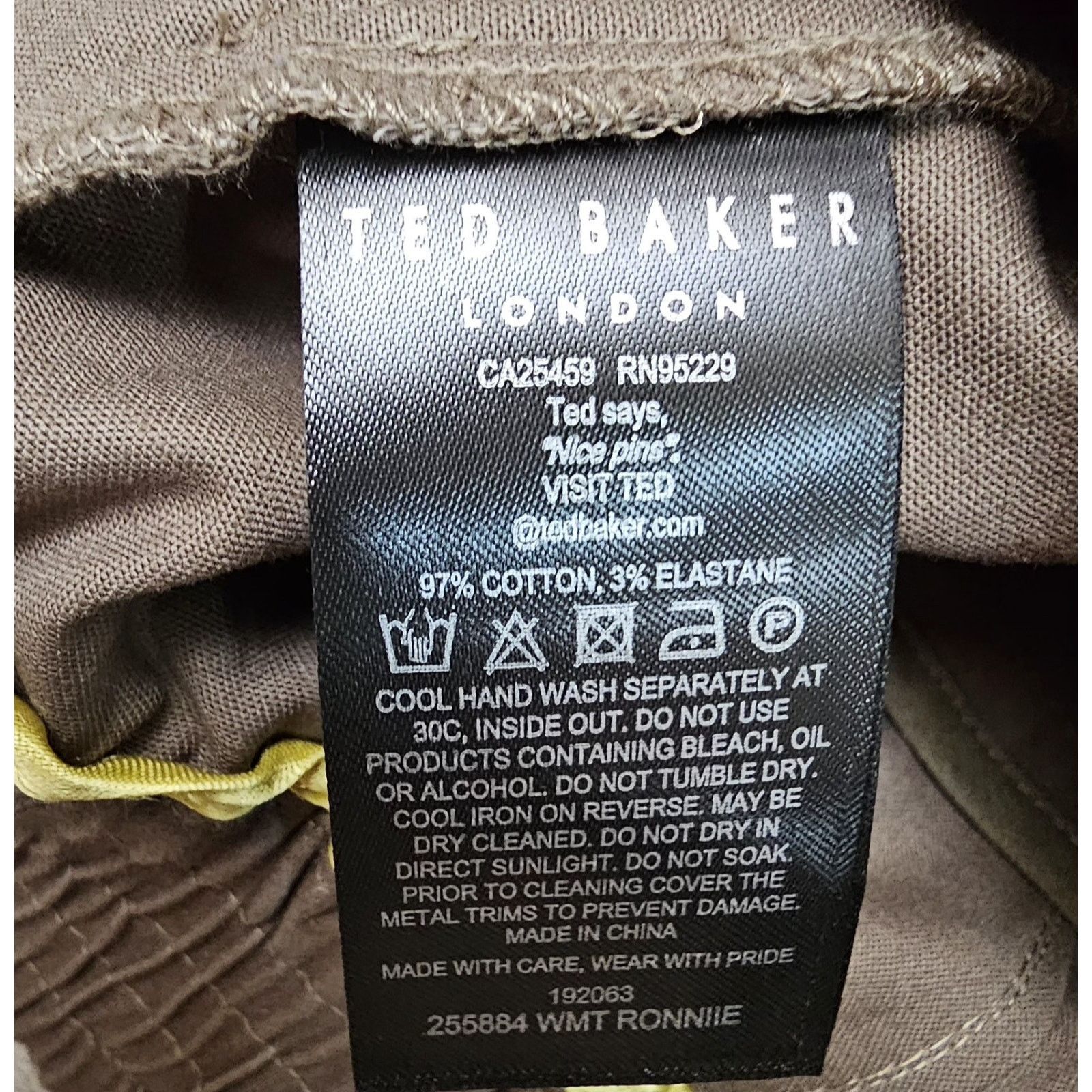 Ted Baker TED BAKER D Ring High Waisted Brown Short $225 Size 1 Size 25" / US 0 / IT 36 - 6 Thumbnail