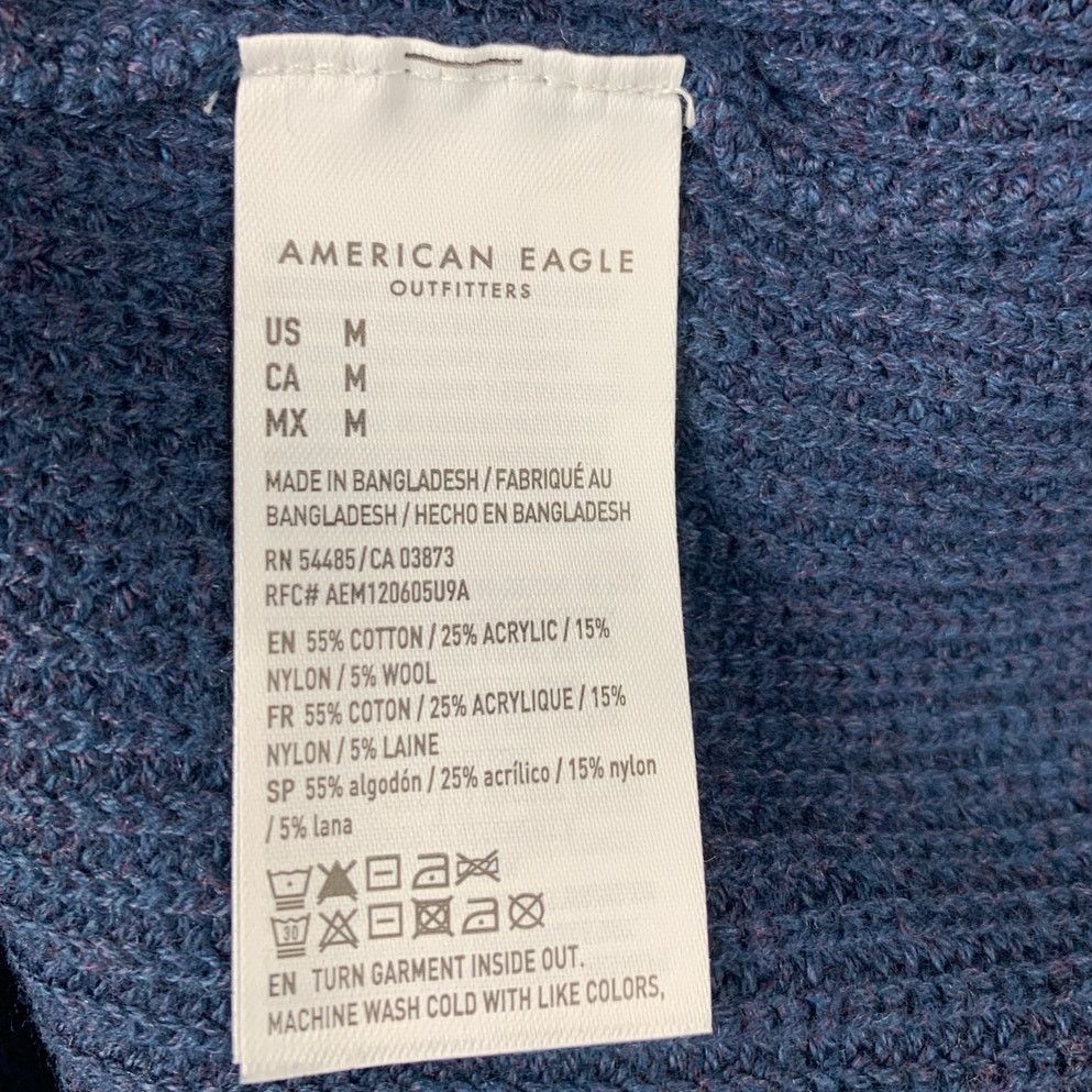 American Eagle Outfitters New American Eagle Womens Medium Crew Neck Knit Sweater Size M / US 6-8 / IT 42-44 - 4 Thumbnail