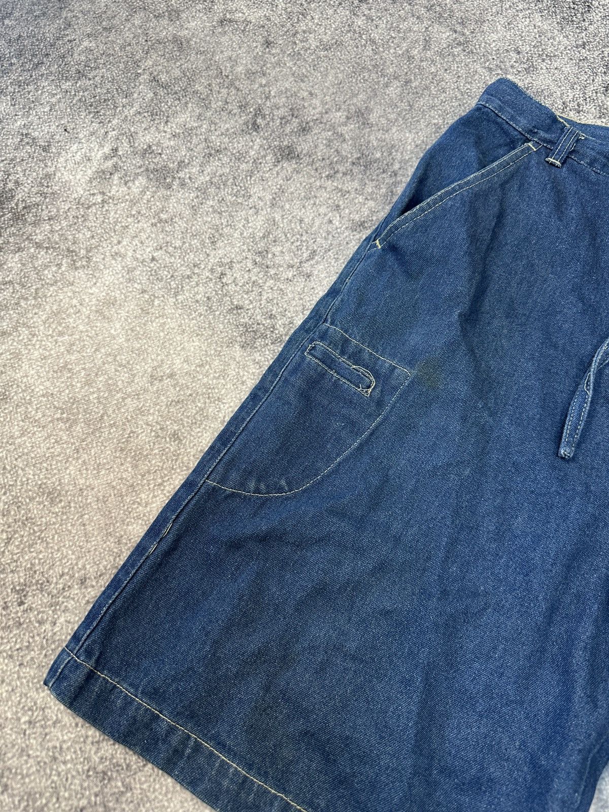 Vintage Y2K Vintage Casual Denim Shorts Rap Baggy Streetwear Rare L Size US 34 / EU 50 - 2 Thumbnail