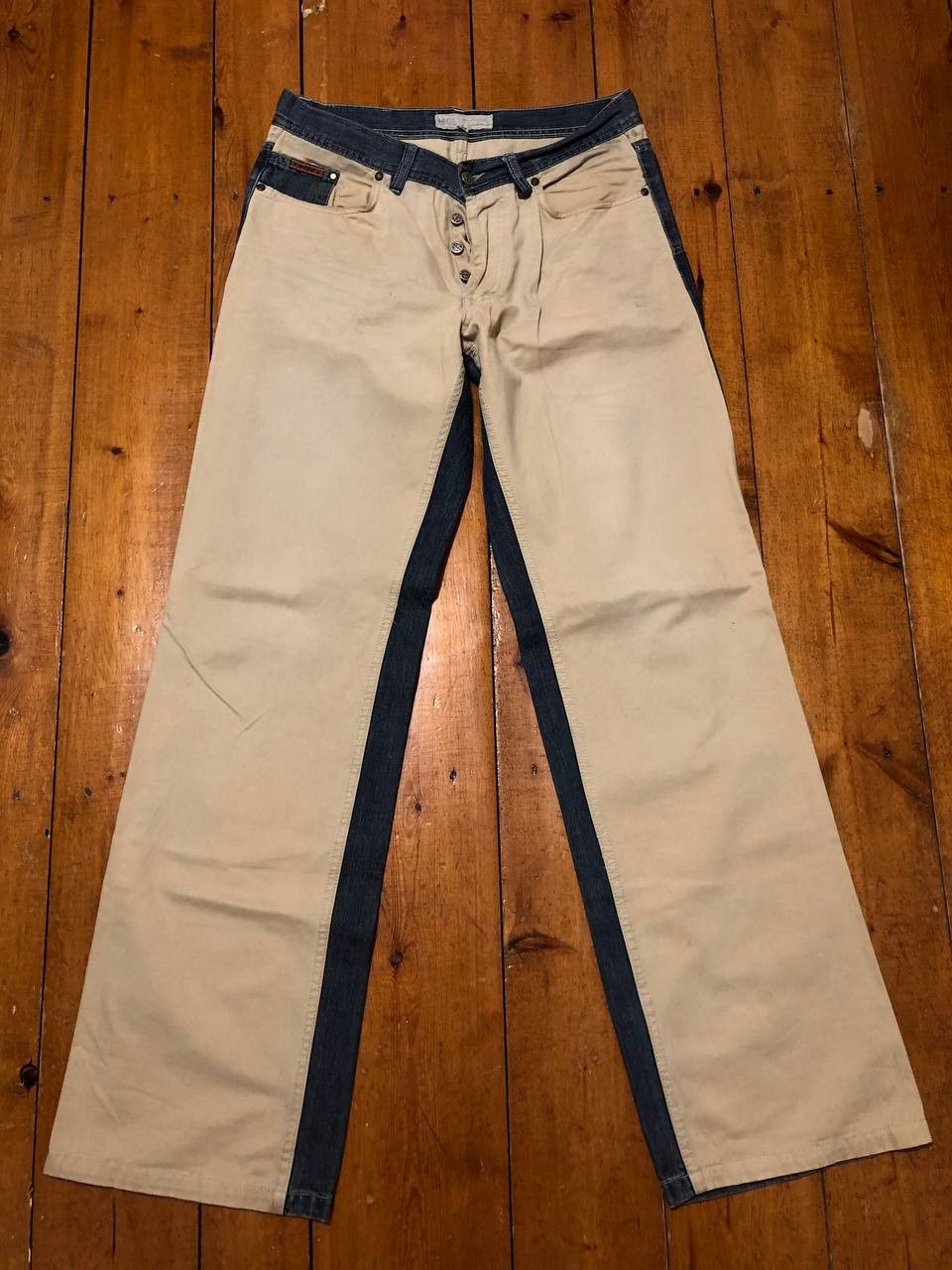 Japanese Brand VTG Mogul Y2K baggy Corduroy Kikwear JNCO Side stripe Size US 32 / EU 48 - 1 Thumbnail
