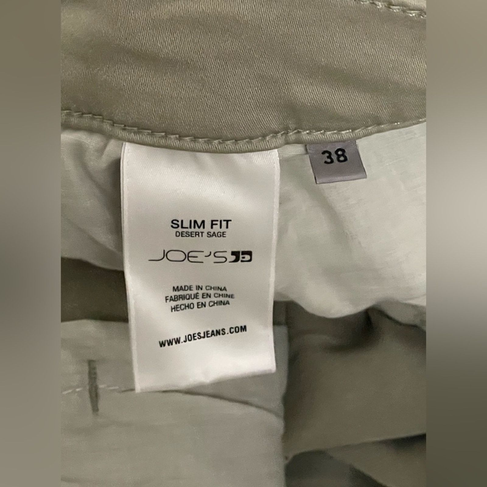 Joe's Joe's Jeans Mens Slim Fit French Terry Pant Sage - Size 38 Size US 38 / EU 54 - 6 Thumbnail