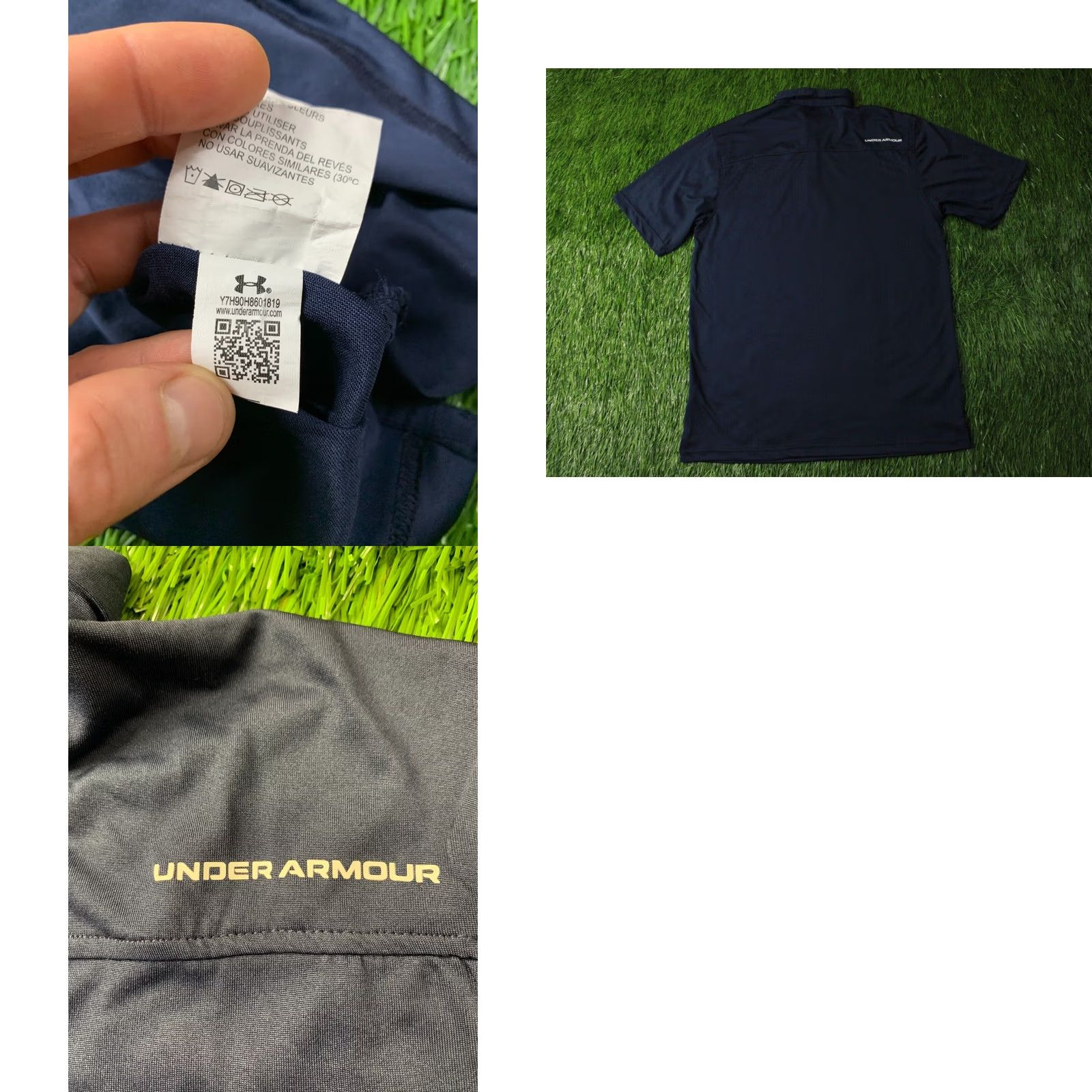 Under Armour Under Armour HeatGear Polo Shirt Men L Navy Blue 2019 100% Polyester Short Sleeve CrossFit Training Jersey Size US L / EU 52-54 / 3 - 8 Thumbnail