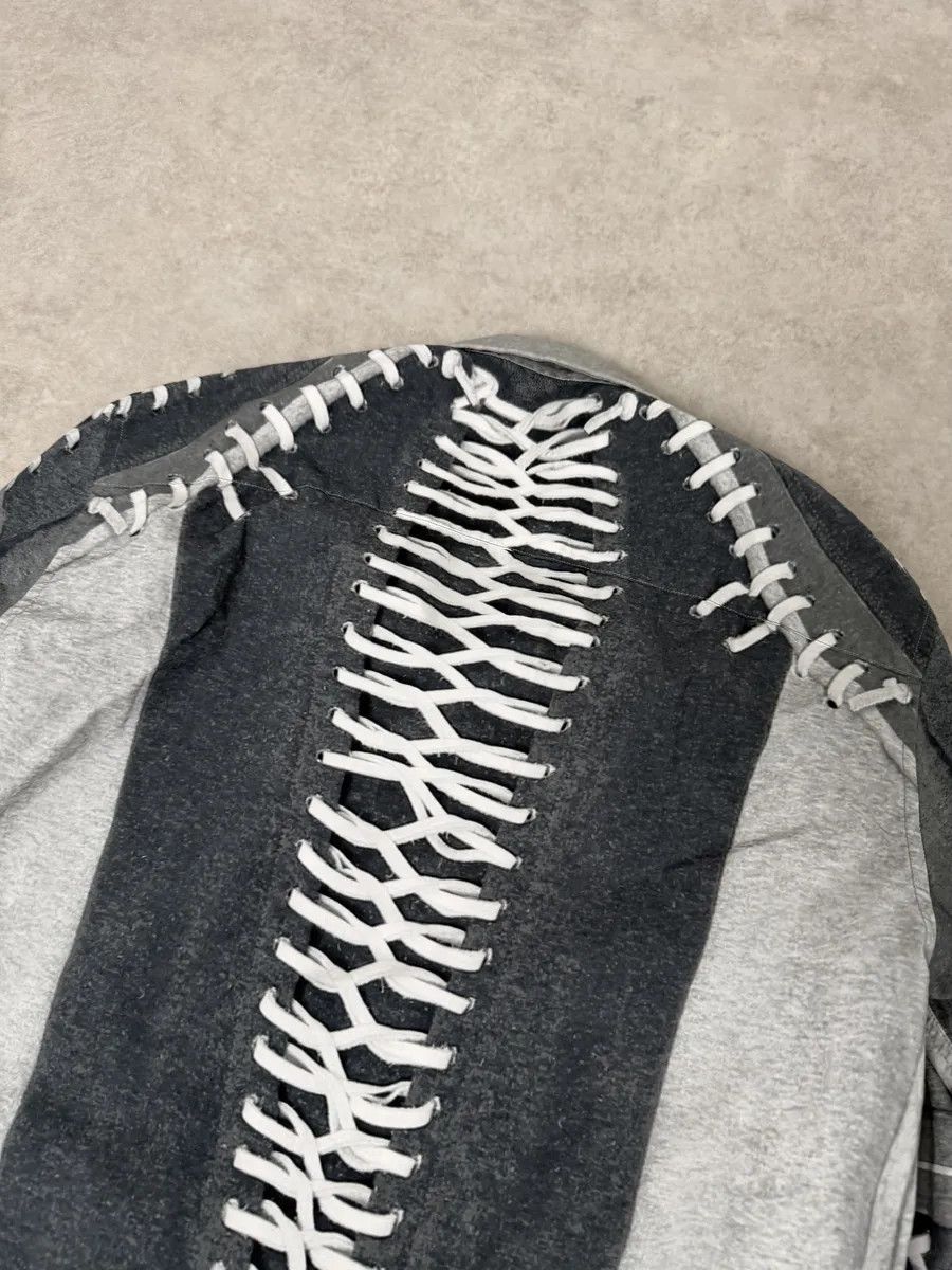 Givenchy AW2013 Givenchy Mega Laced Abstract Grey Shirt by Riccardo Tisci Size US S / EU 44-46 / 1 - 7 Thumbnail