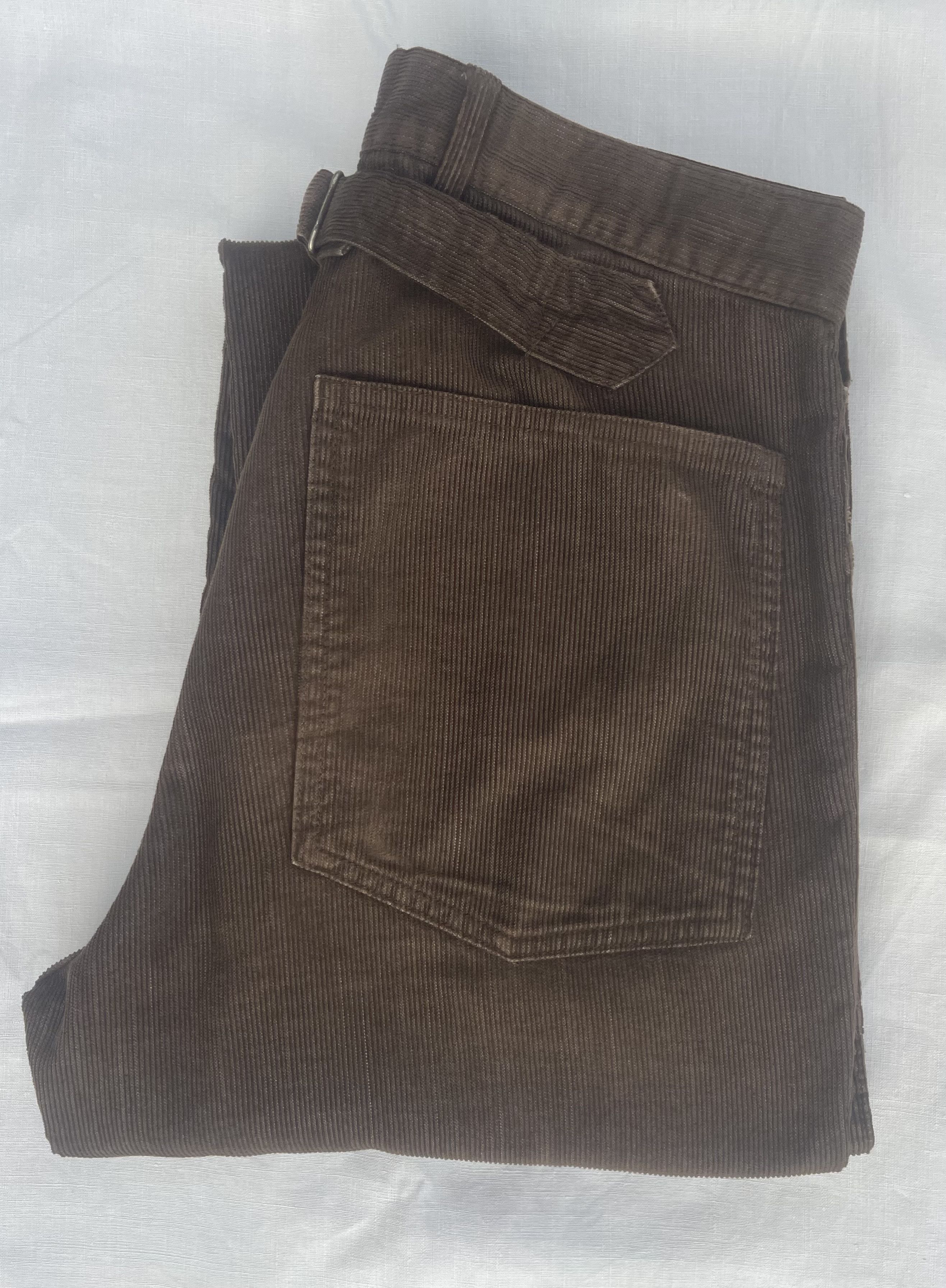 Visvim Visvim FW15 Carpenter Pant Prime Slub (Cords) - Brown Size US 31 - 18 Thumbnail
