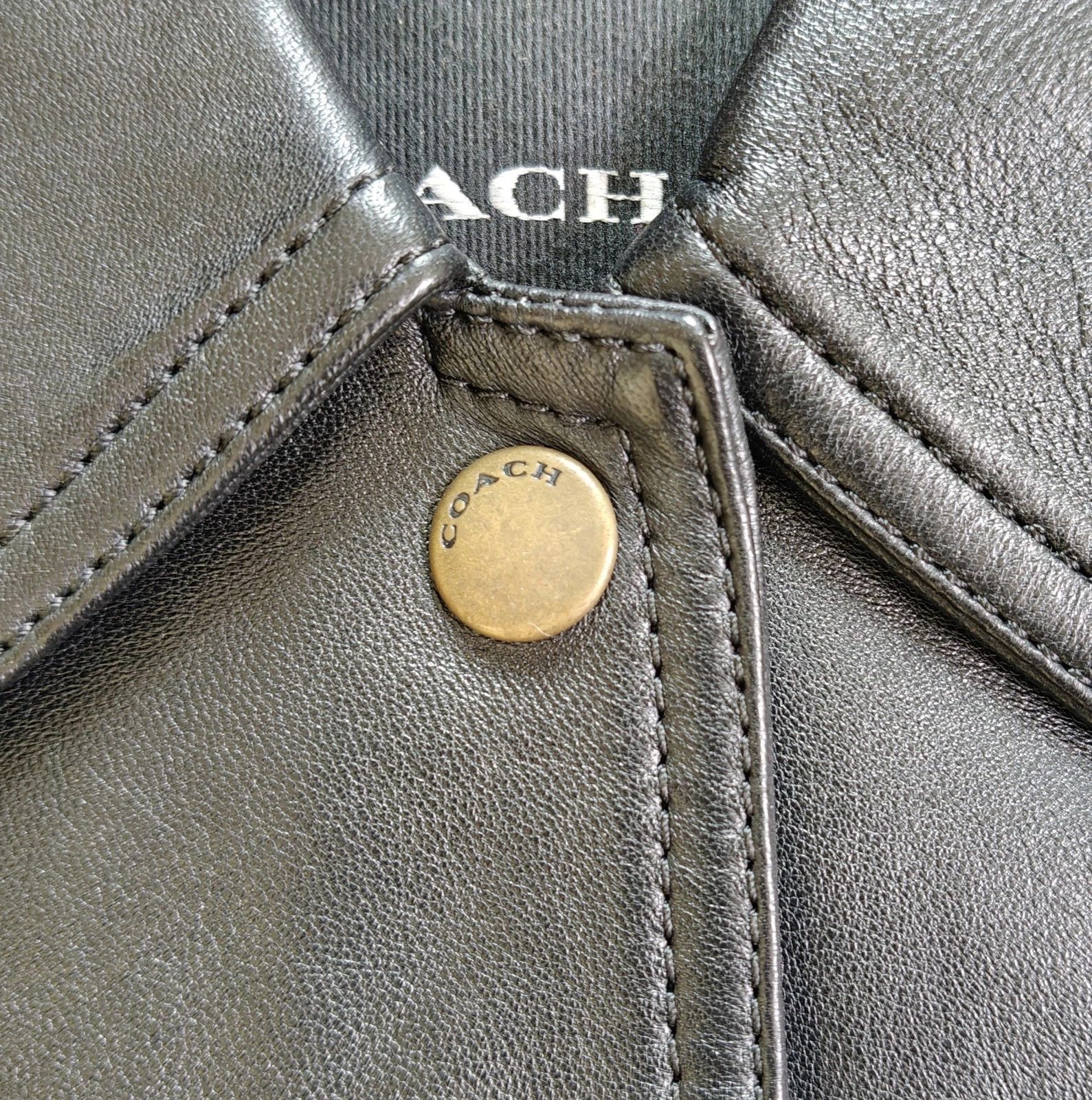 Coach Coach Women's Heritage C Snap Front Shrunken Jacket FTP 1018 Size M / US 6-8 / IT 42-44 - 3 Thumbnail