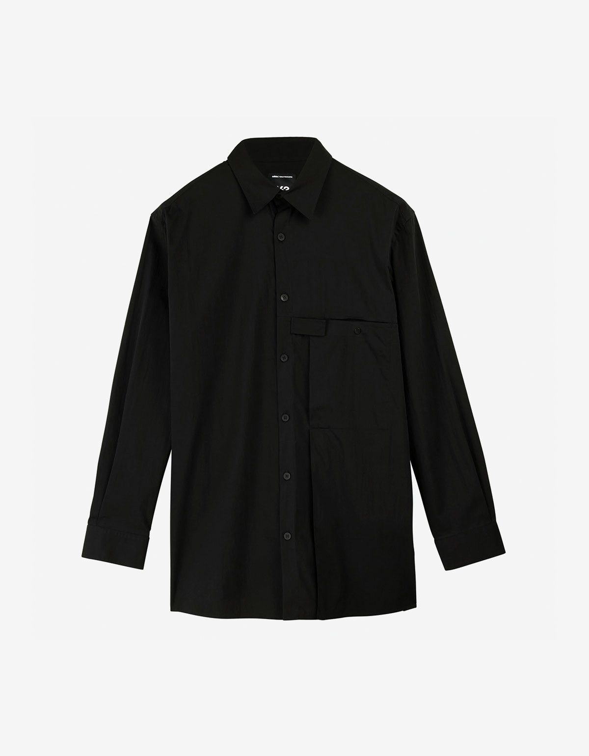 Y-3 Y-3 Black Pleated Pocket Shirt Size US XS / EU 42 / 0 - 1 Thumbnail