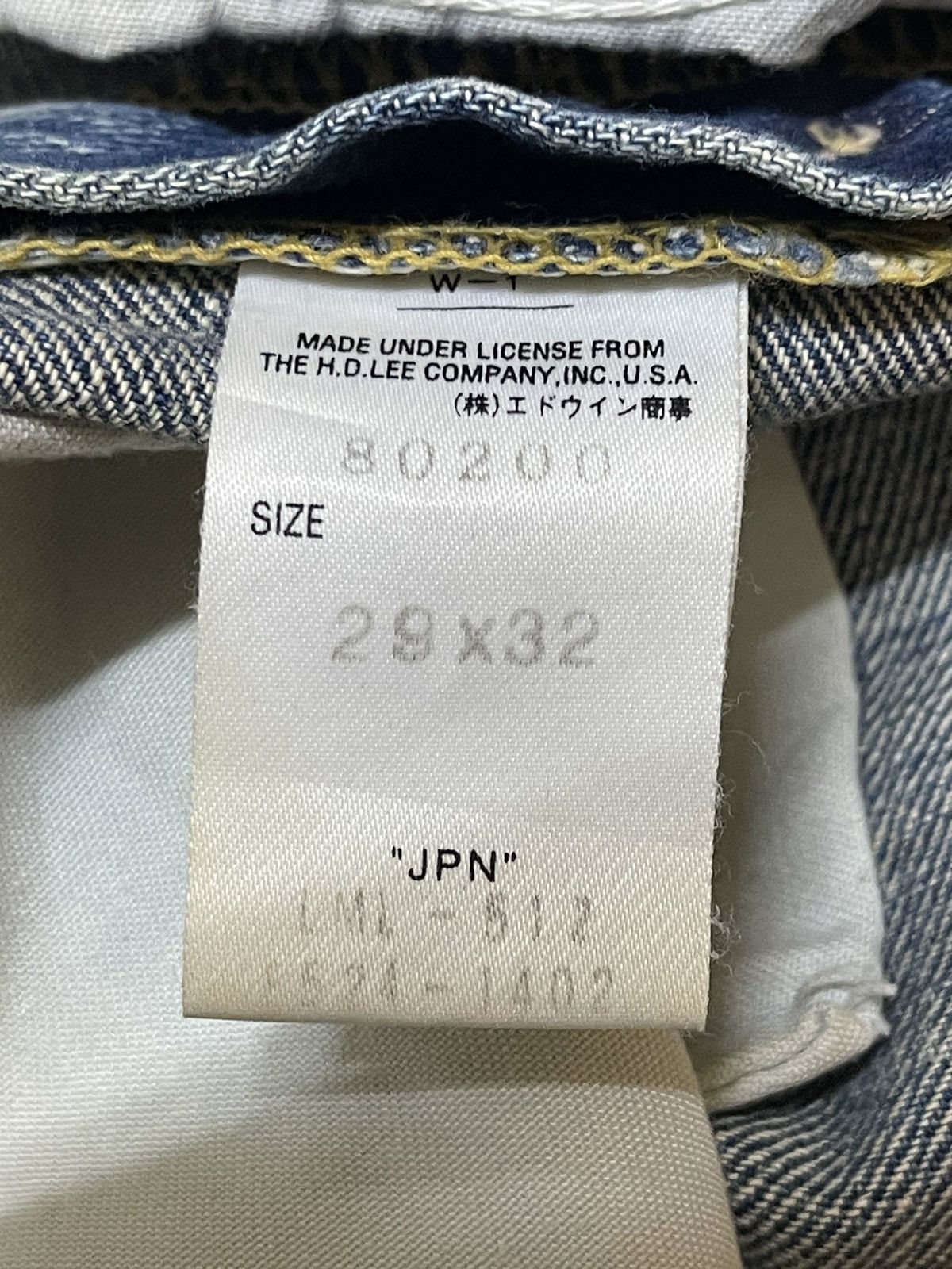 Lee Vintage Lee Mud Faded Wash Distress Style Jeans Size US 30 / EU 46 - 9 Thumbnail