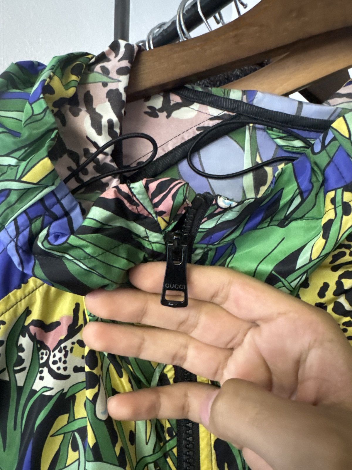 Gucci Gucci Feline Jungle Rain Jacket Size US XL / EU 56 / 4 - 6 Thumbnail