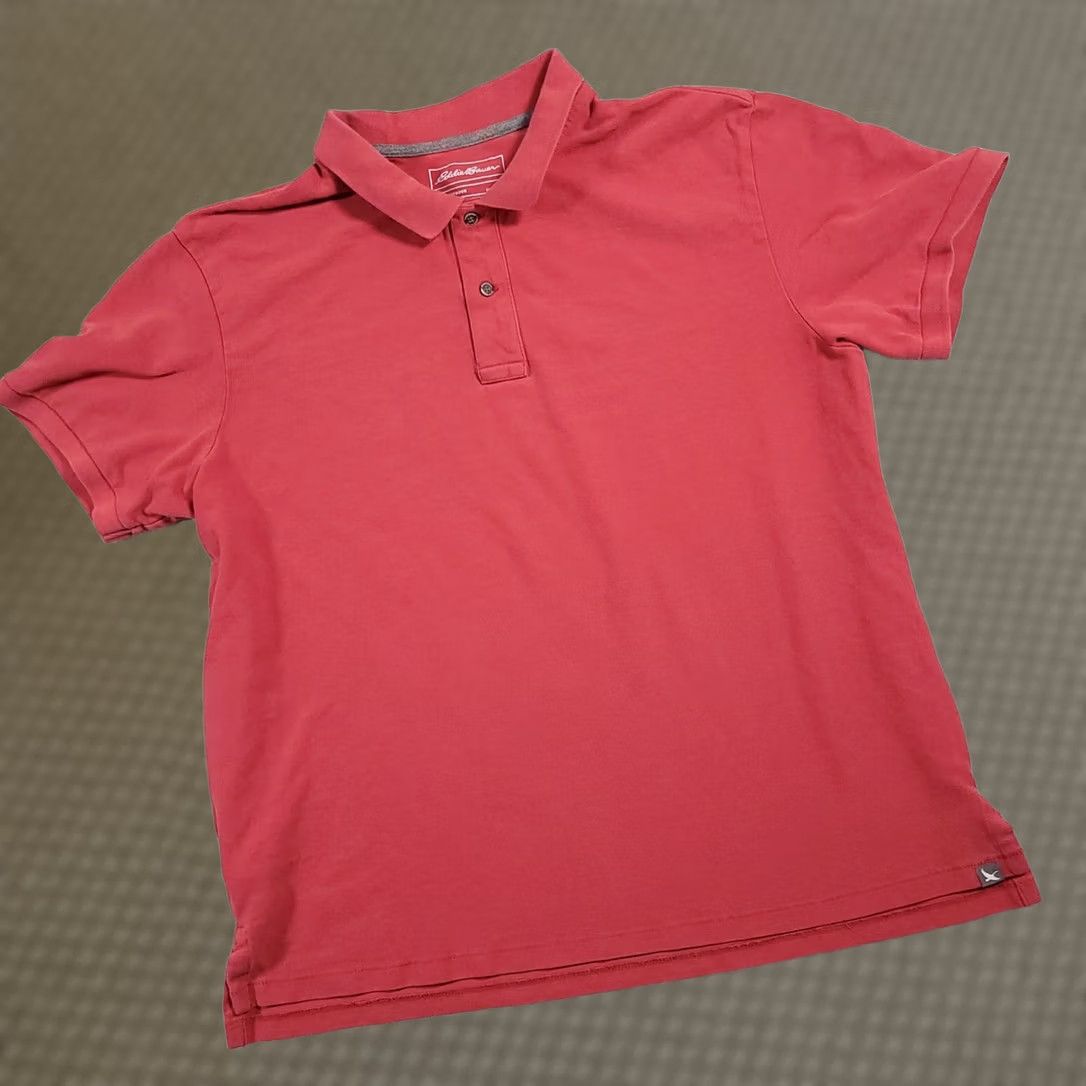 Eddie Bauer Eddie Bauer Polo Shirt XL Red Collared Active Golf Outdoor Pullover Men Size US XL / EU 56 / 4 - 1 Thumbnail