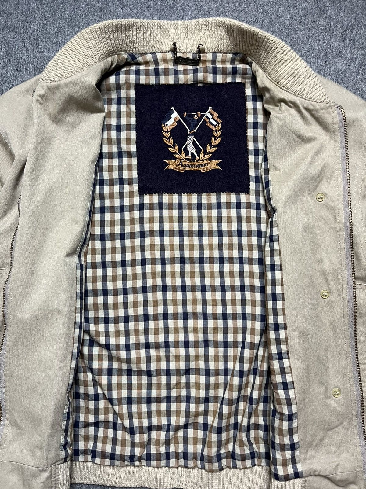 Aquascutum × Vintage Vintage Aquascutum bomber Size US L / EU 52-54 / 3 - 3 Thumbnail