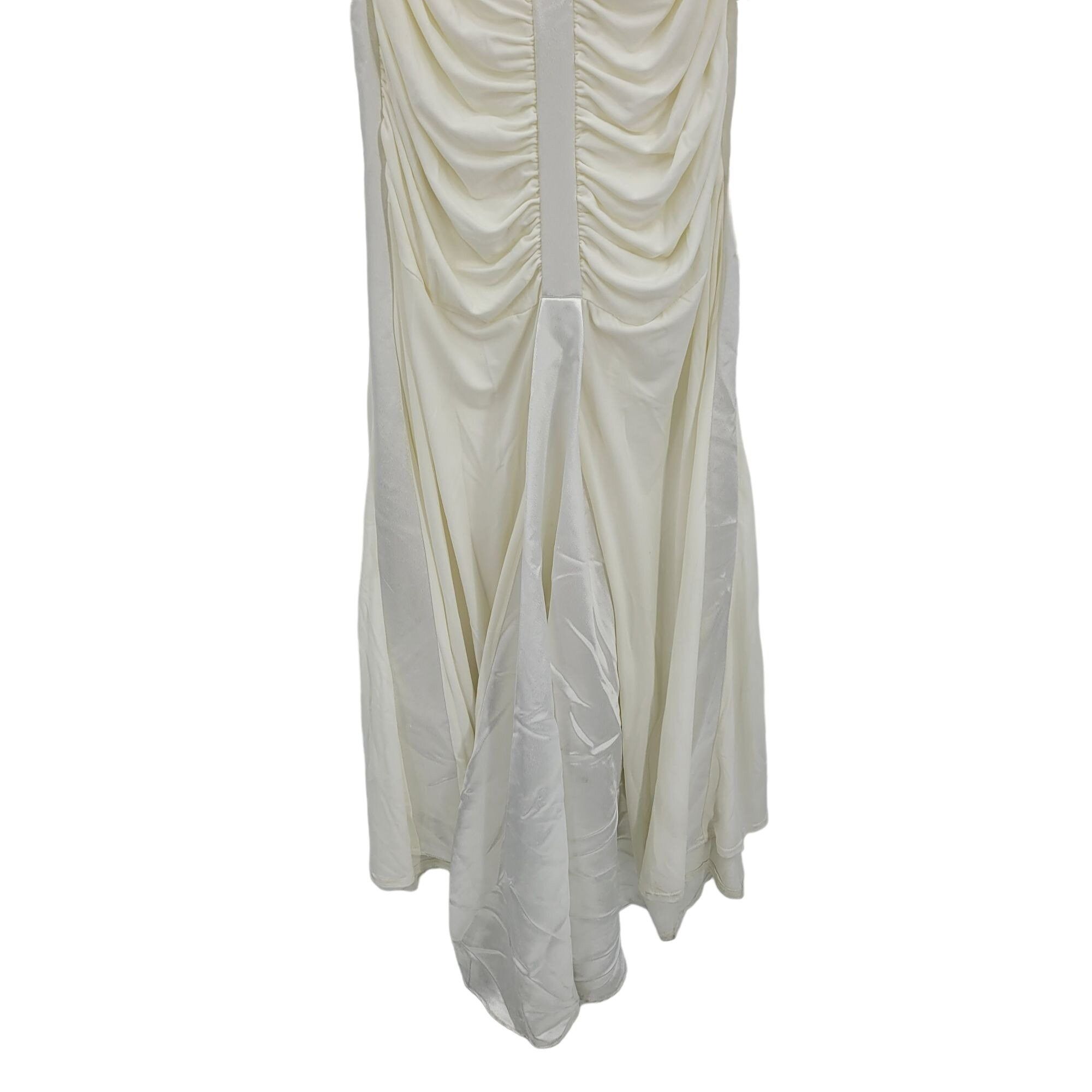 Jessica McClintock Vtg 80s Jessica McClintock Wedding Dress Gown Sz 8 Ivory Bod Size M / US 6-8 / IT 42-44 - 12 Thumbnail