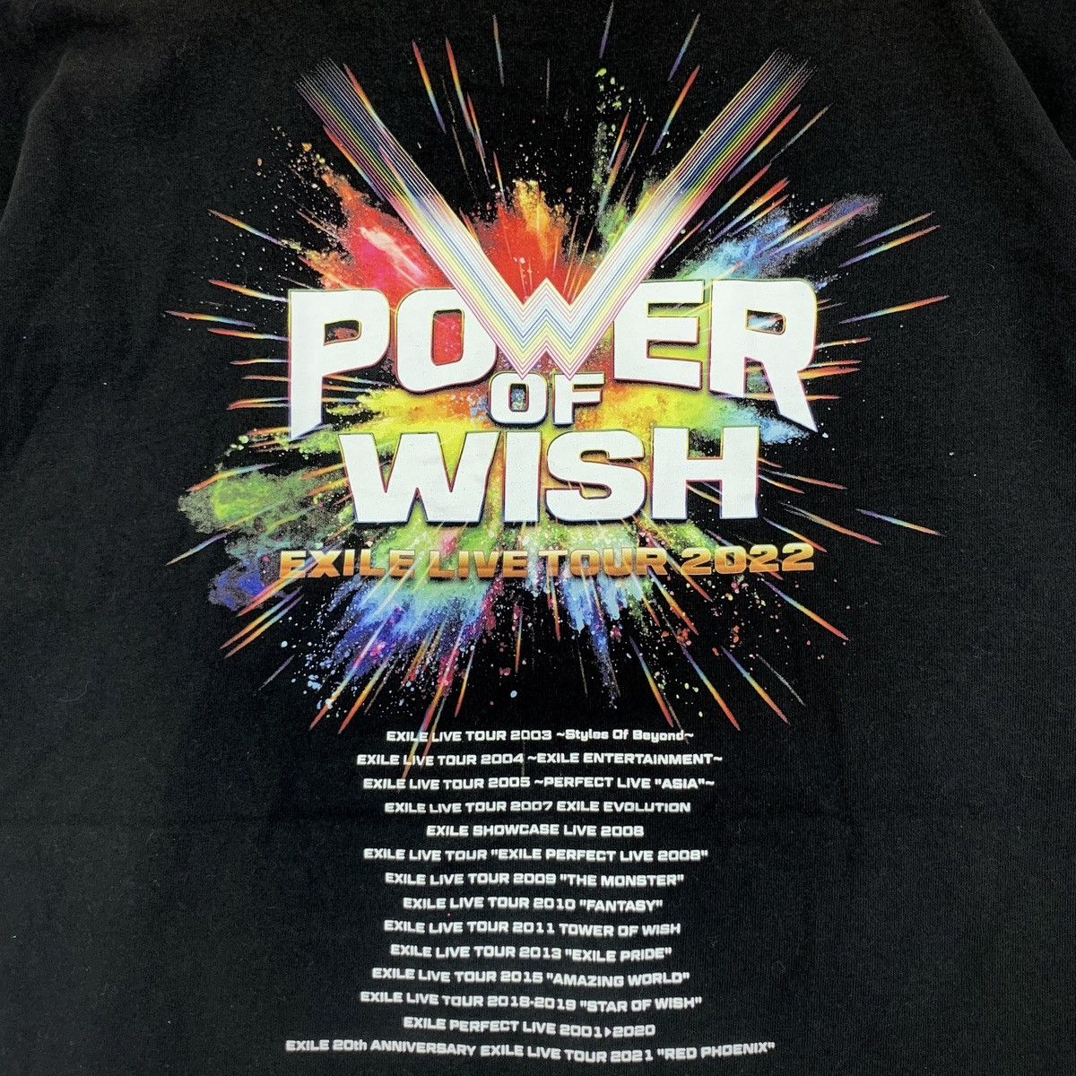 Vintage EXILE POWER OF WISH Tour Japan Idol Band Tee Shirt Size L / US 10 / IT 46 - 5 Thumbnail