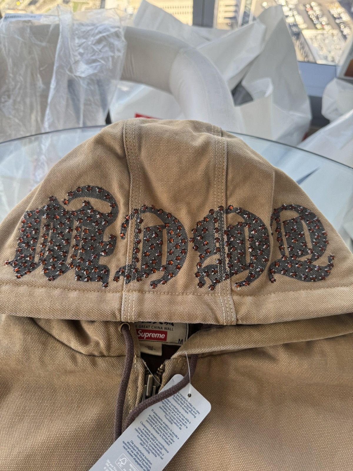 Supreme × The Great China Wall Supreme The Great China Wall Hooded Work Jacket Size US M / EU 48-50 / 2 - 9 Thumbnail