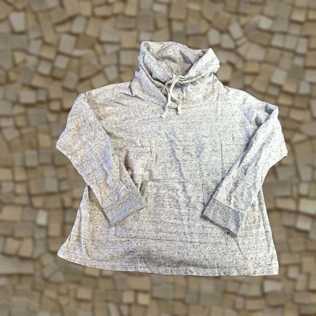 Vintage Sonoma Sweater Women's Size XL Gray Black Cowl Neck Pullover Size XL / US 12-14 / IT 48-50 - 1 Thumbnail