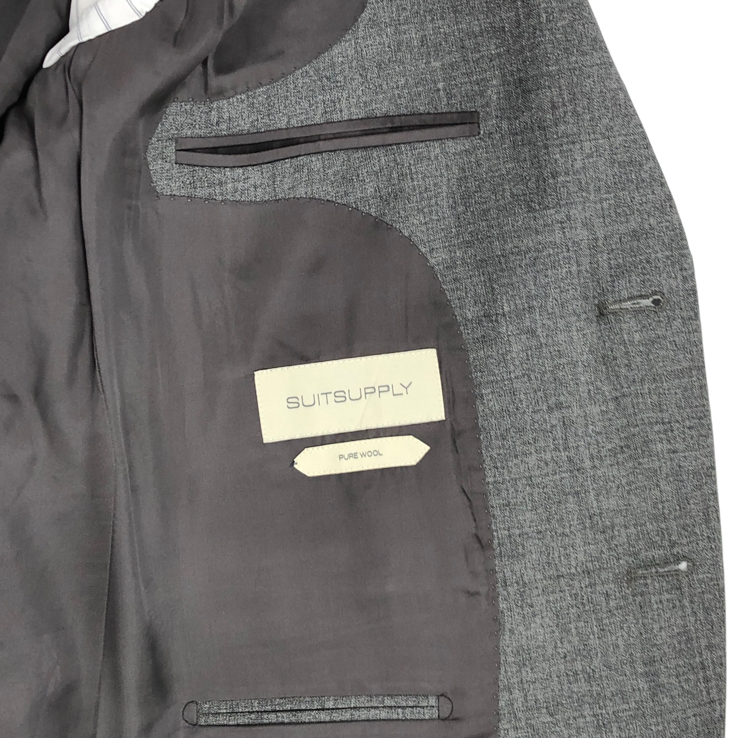 Suitsupply Lazio Single Breasted Wool Blazer Size EU:27; UK:44; US:44S Size 44S - 6 Thumbnail