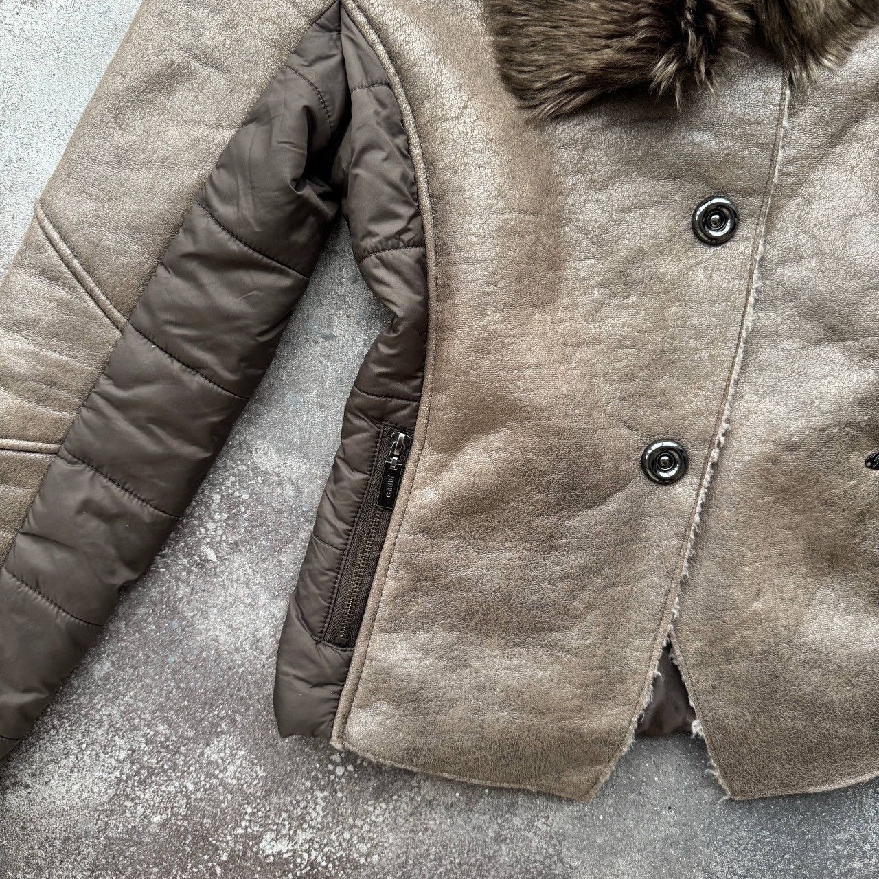 20471120 Gaudi Vintage Avant Garde Y2K Faux Fur Jacket Size M / US 6-8 / IT 42-44 - 7 Thumbnail