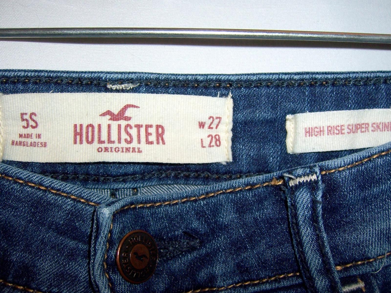 Hollister Hollister Women's High-Rise Super Skinny Jeans 27x28 Size 27" / US 4 / IT 40 - 2 Thumbnail